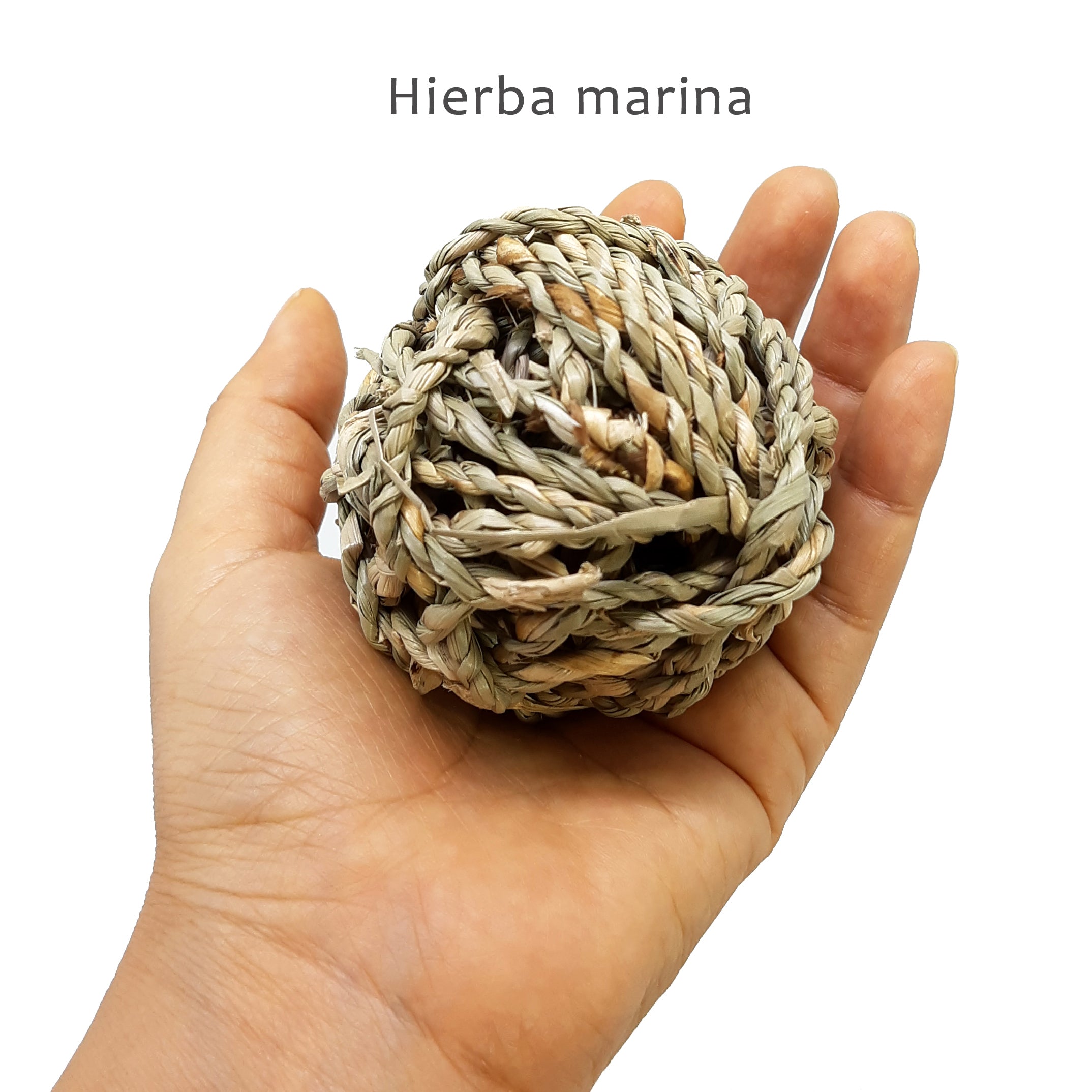 Pelotas de material vegetal masticables