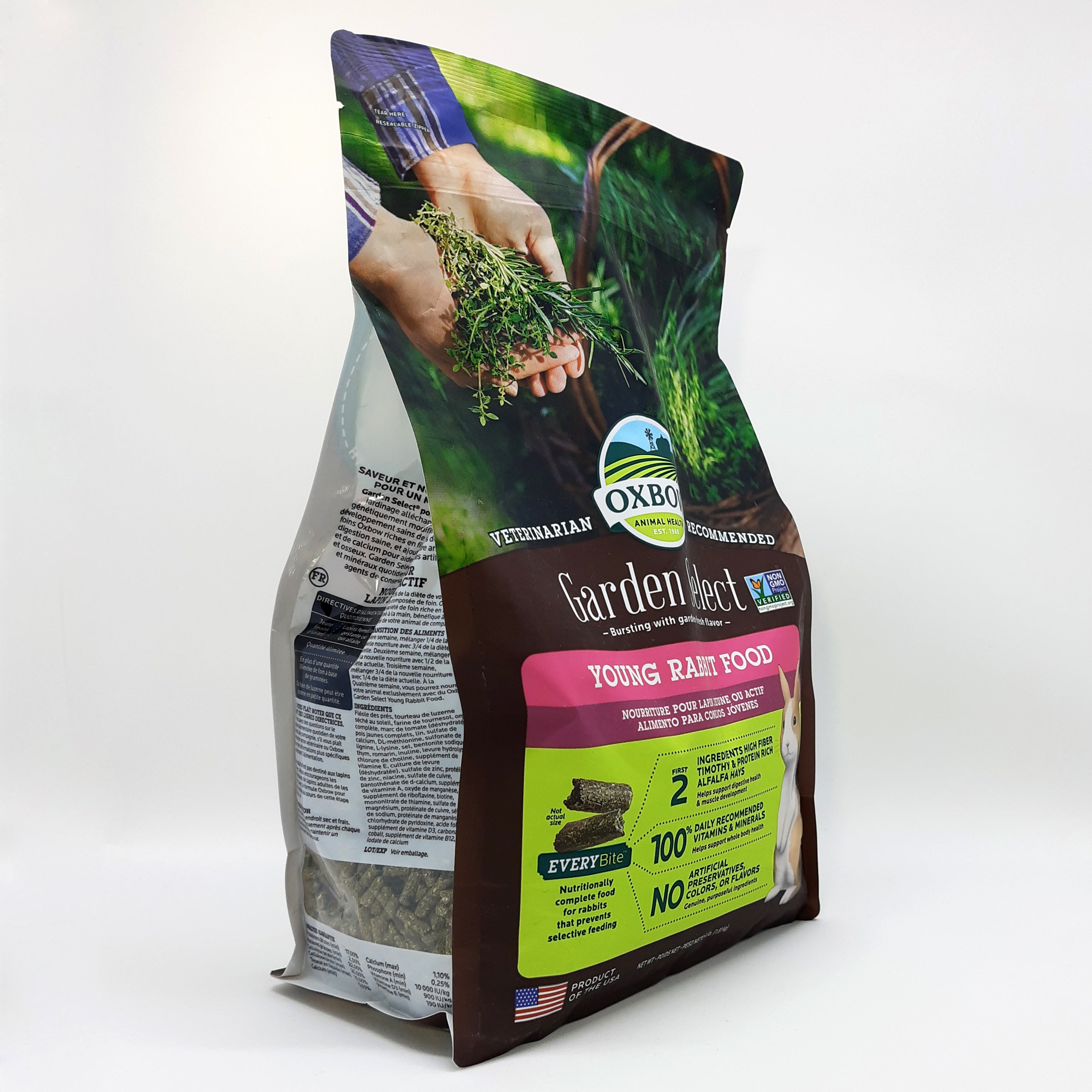 Alimento Para Conejo Joven Garden Oxbow 1.8Kg