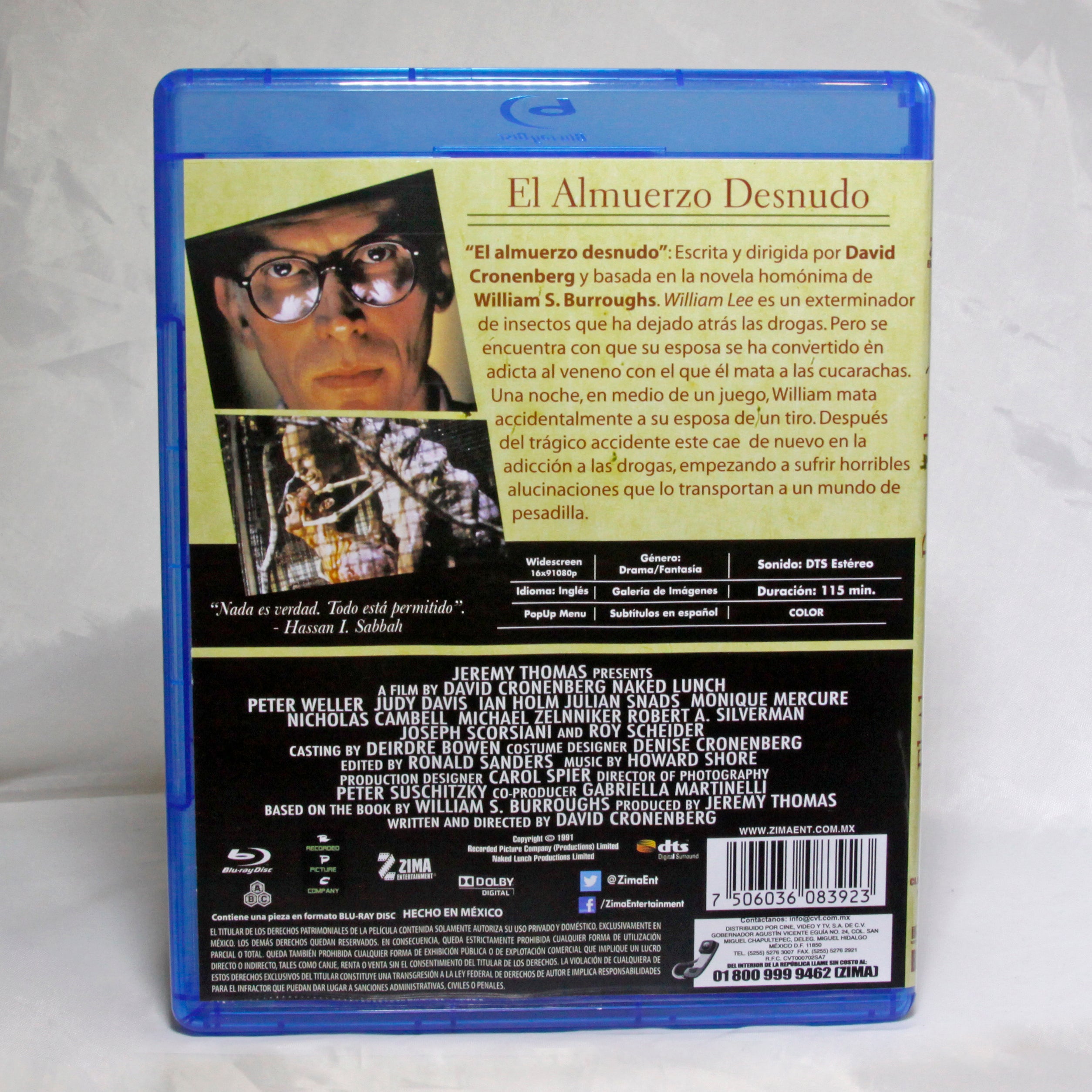El Almuerzo Desnudo Blu-Ray