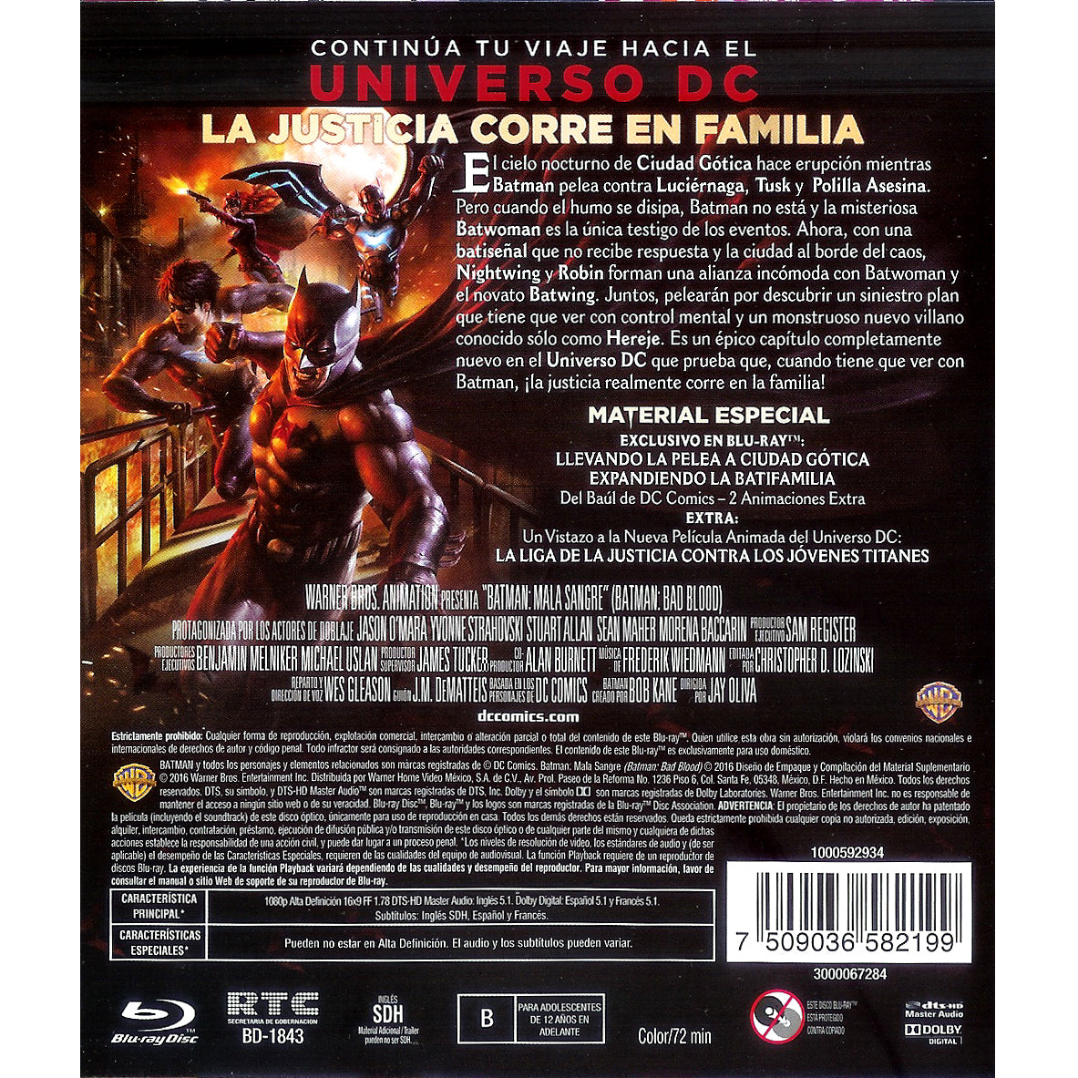 Batman Mala Sangre