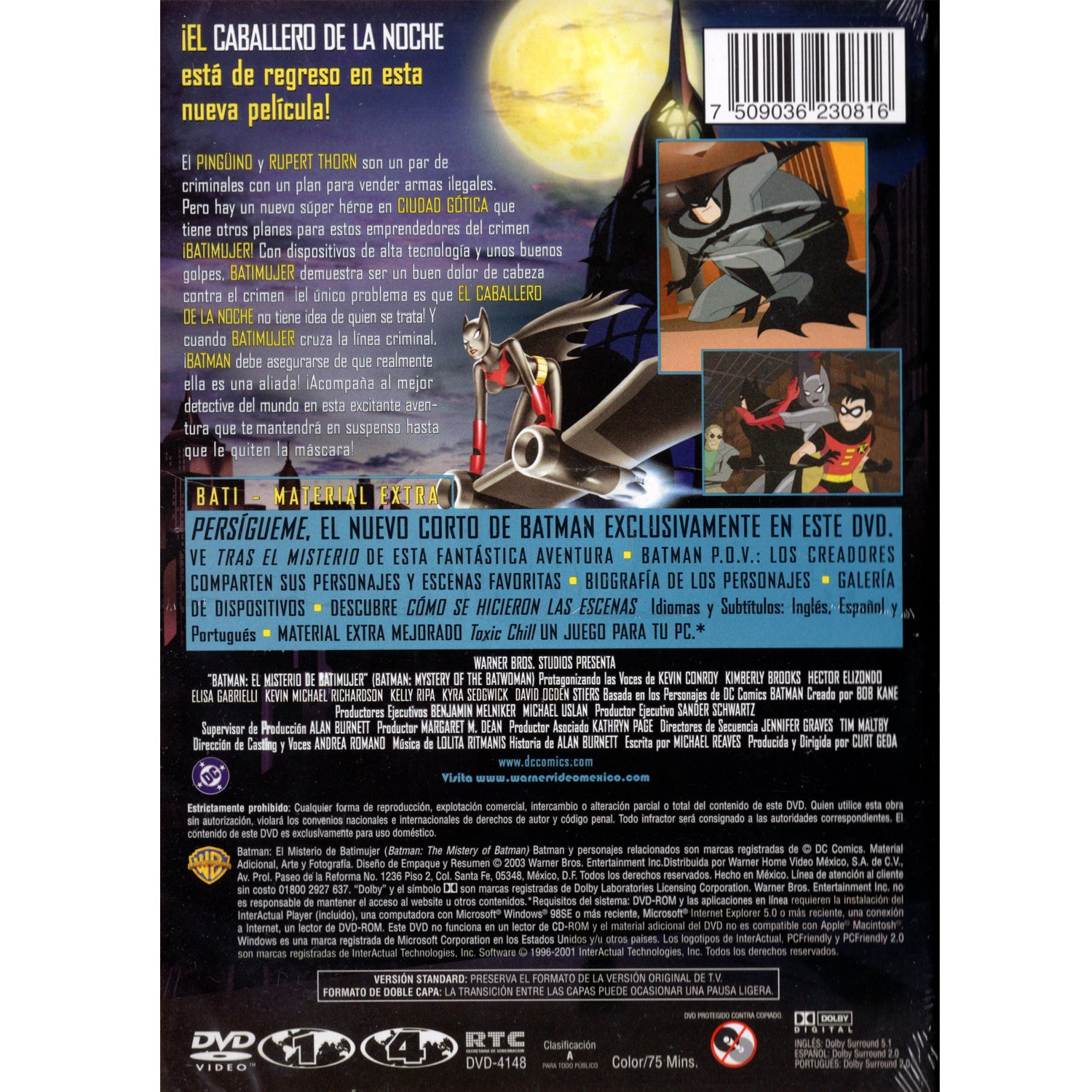 Batman el misterio de Batimujer DVD