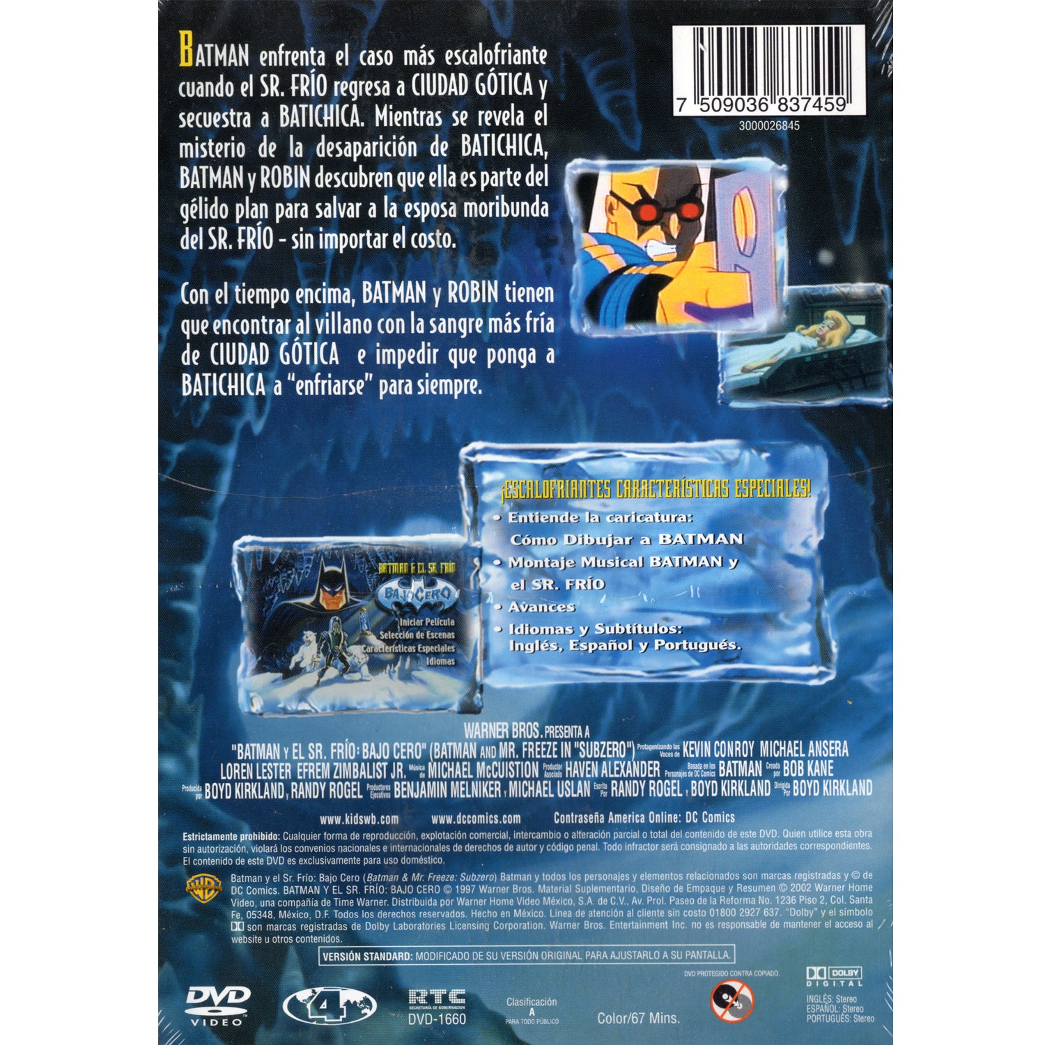 Batman y el Sr. Frio DVD