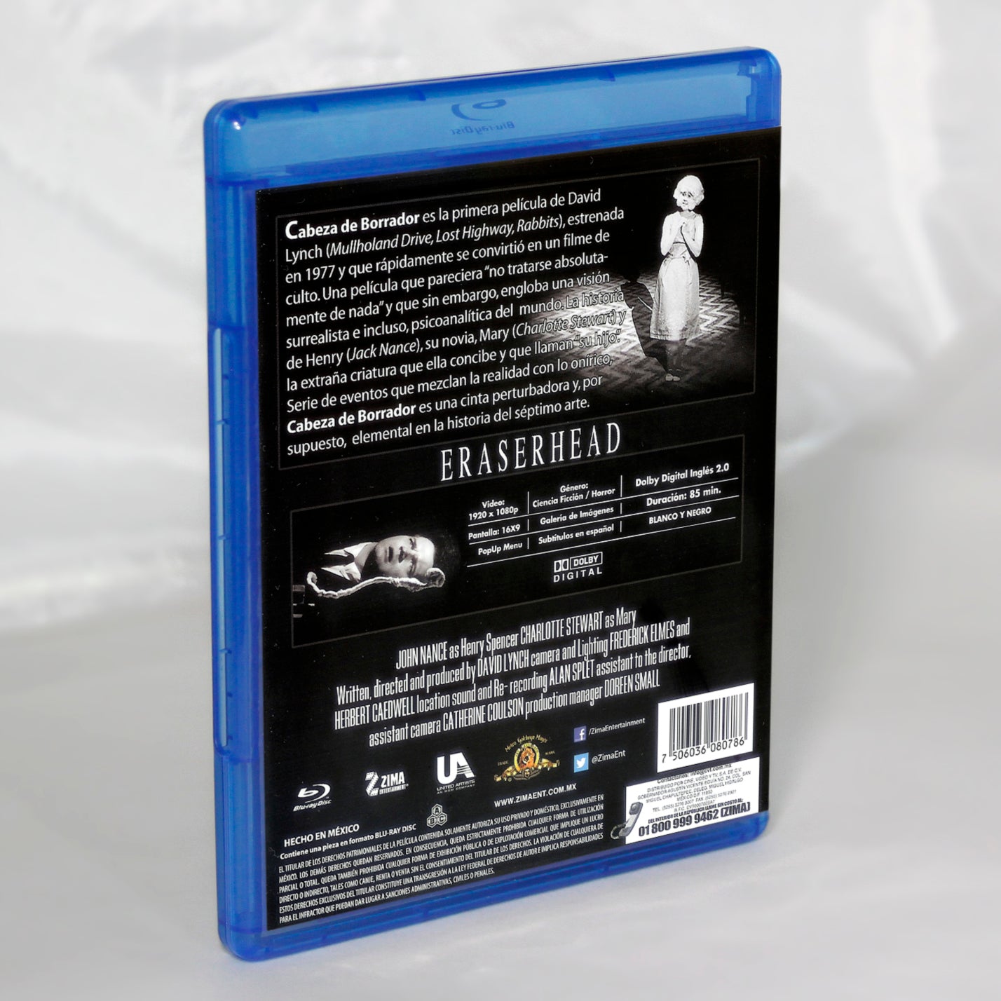 Cabeza de Borrador Blu-ray