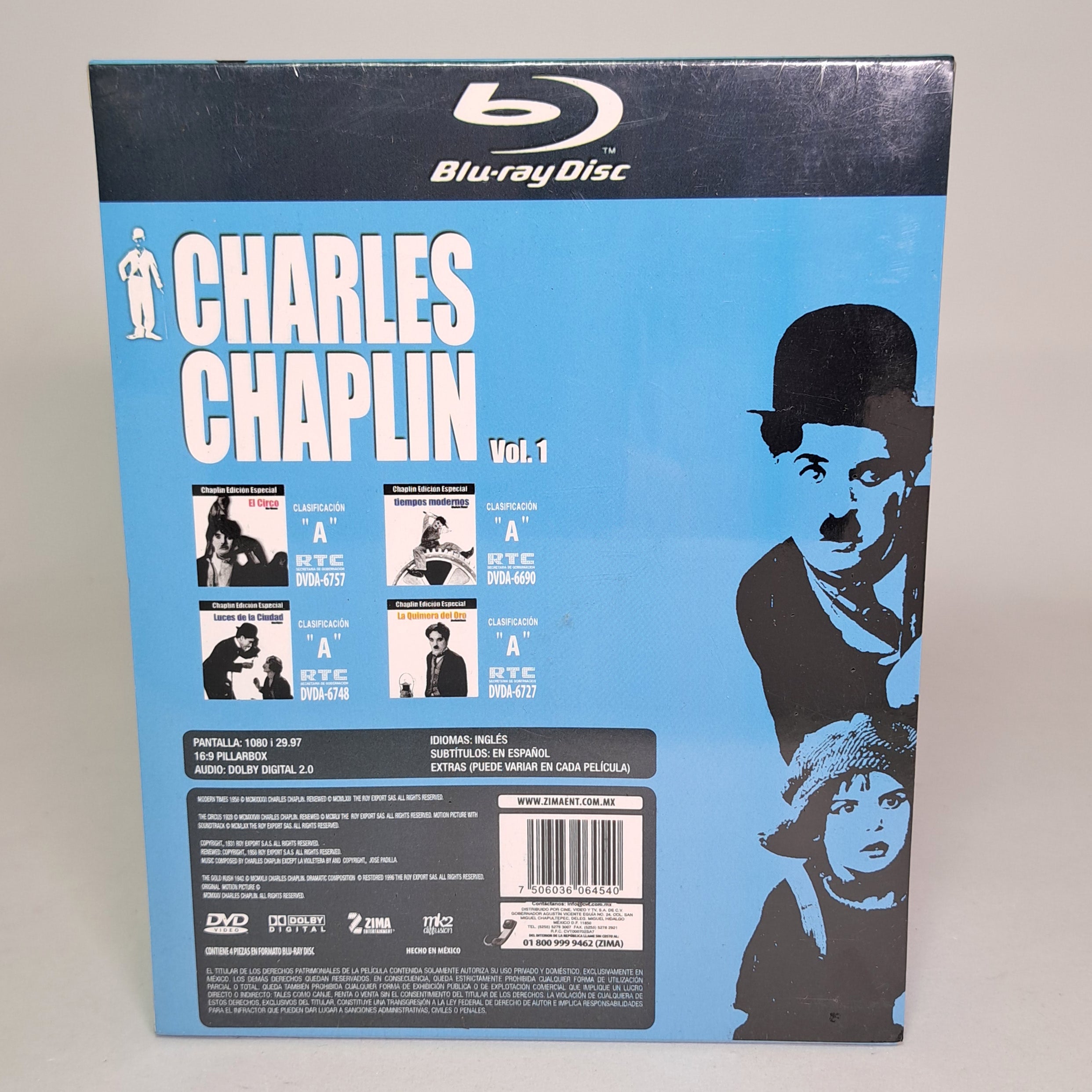 Charles Chaplin Vol. 1 - Blu-ray