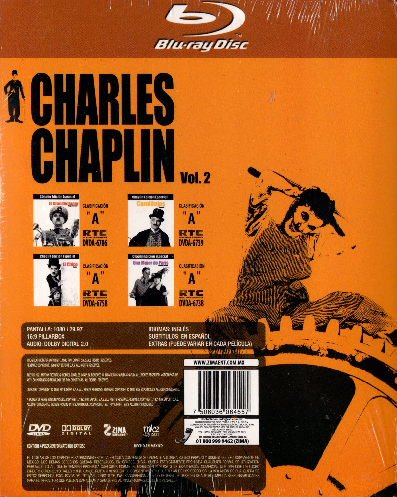 Charles Chaplin Vol. 2 - Blu-ray