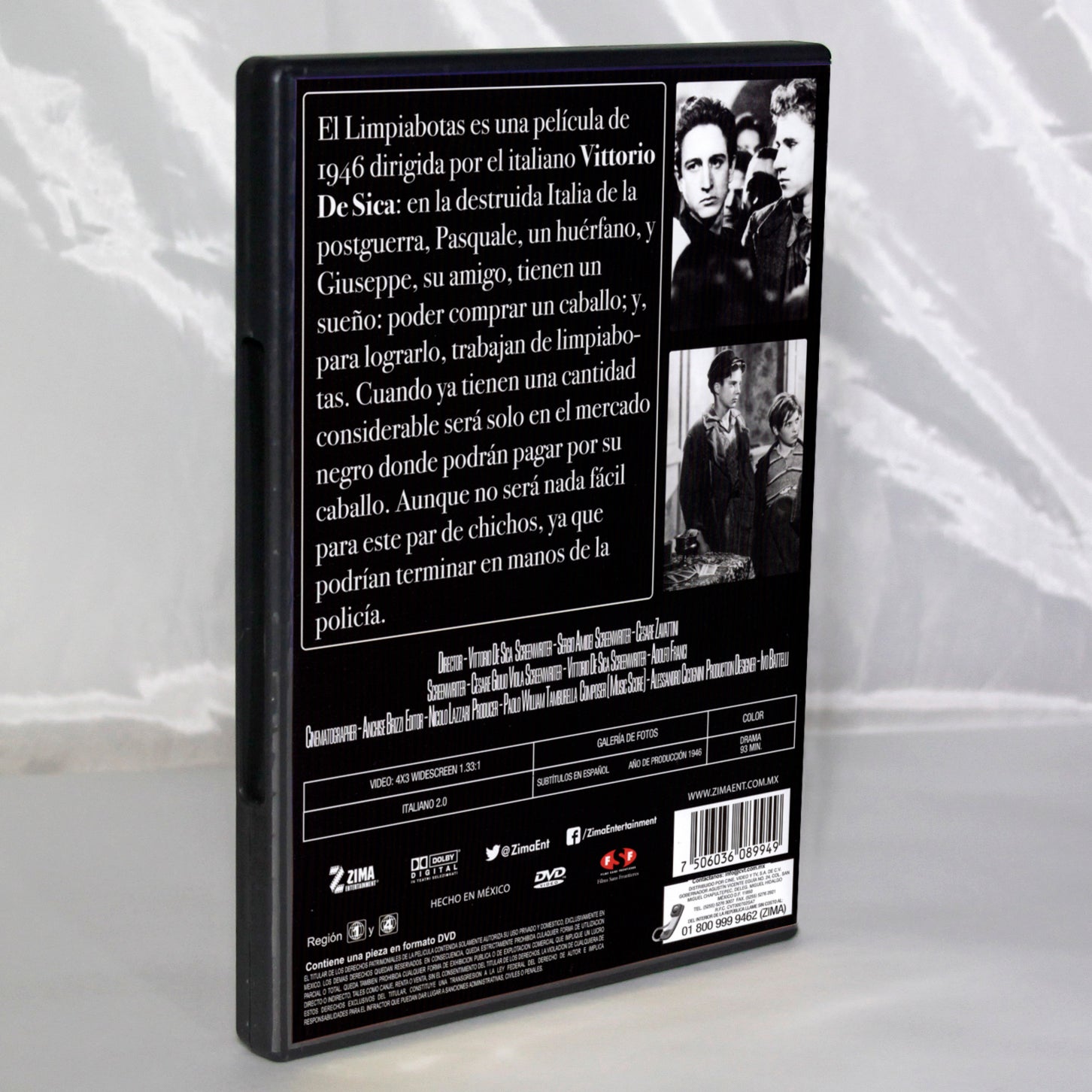El Limpiabotas Blu-ray Una pelicula de Vittorio de Sica