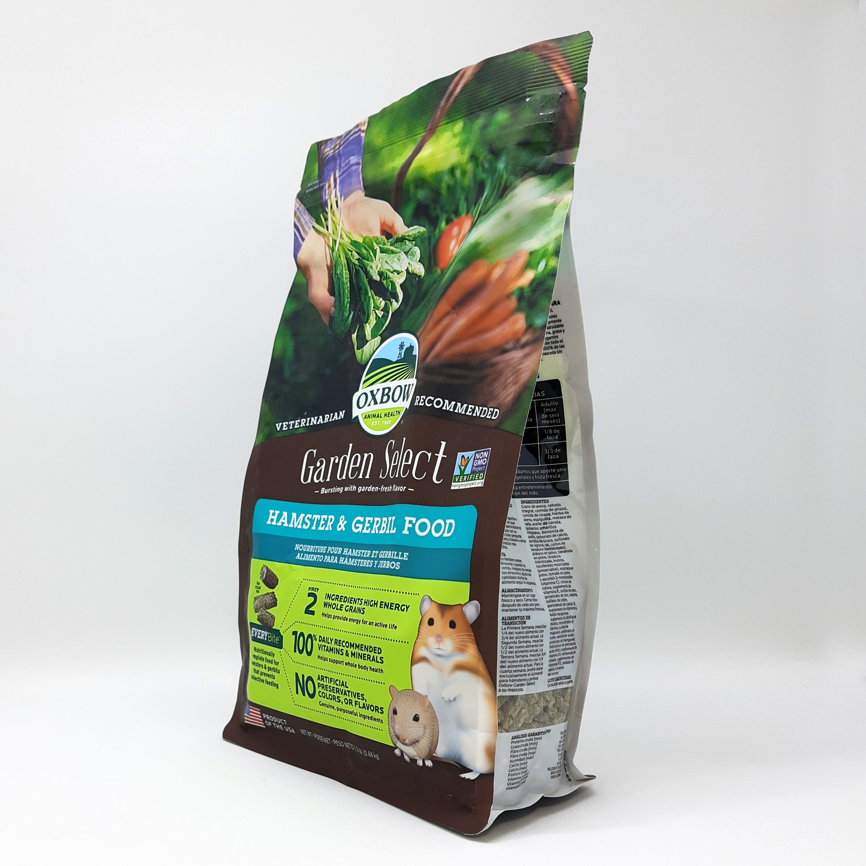 Alimento Para Hamster y Jerbo Garden Select Oxbow 680grs