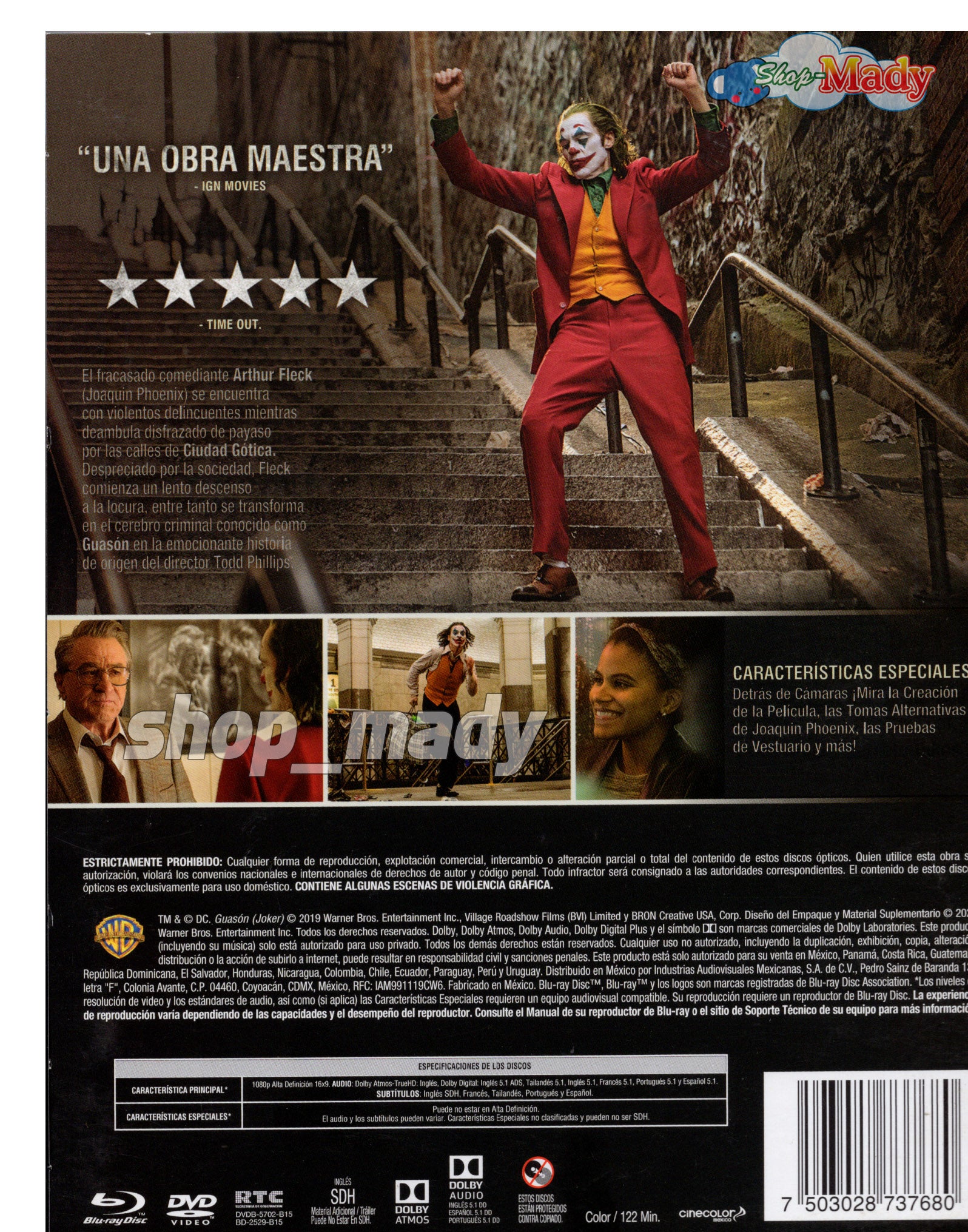 Guason Blu-ray + DVD (Joaquin Phoenix)