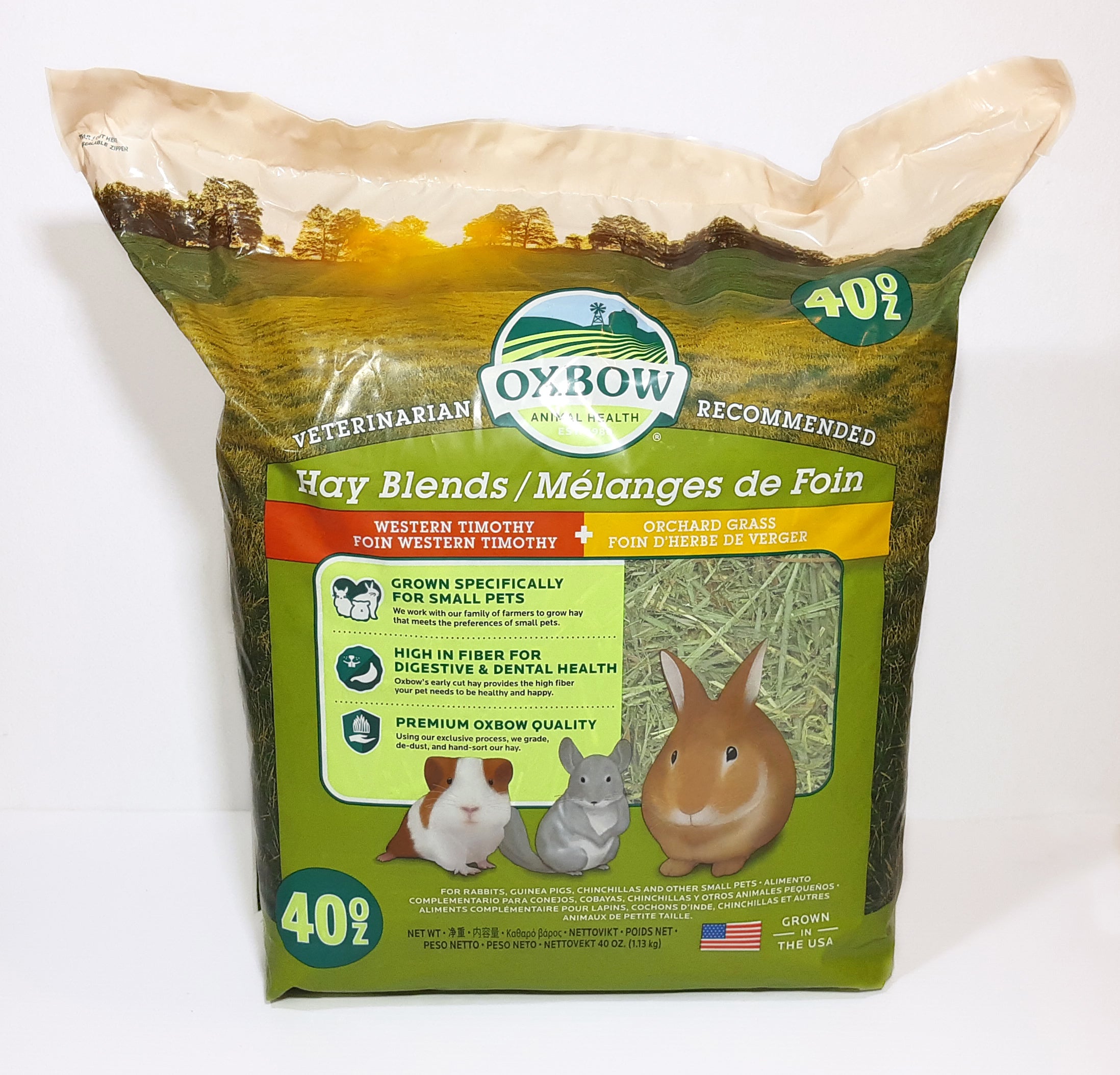 Timothy Hay And Orchard Grass Oxbow 1.13 Kg