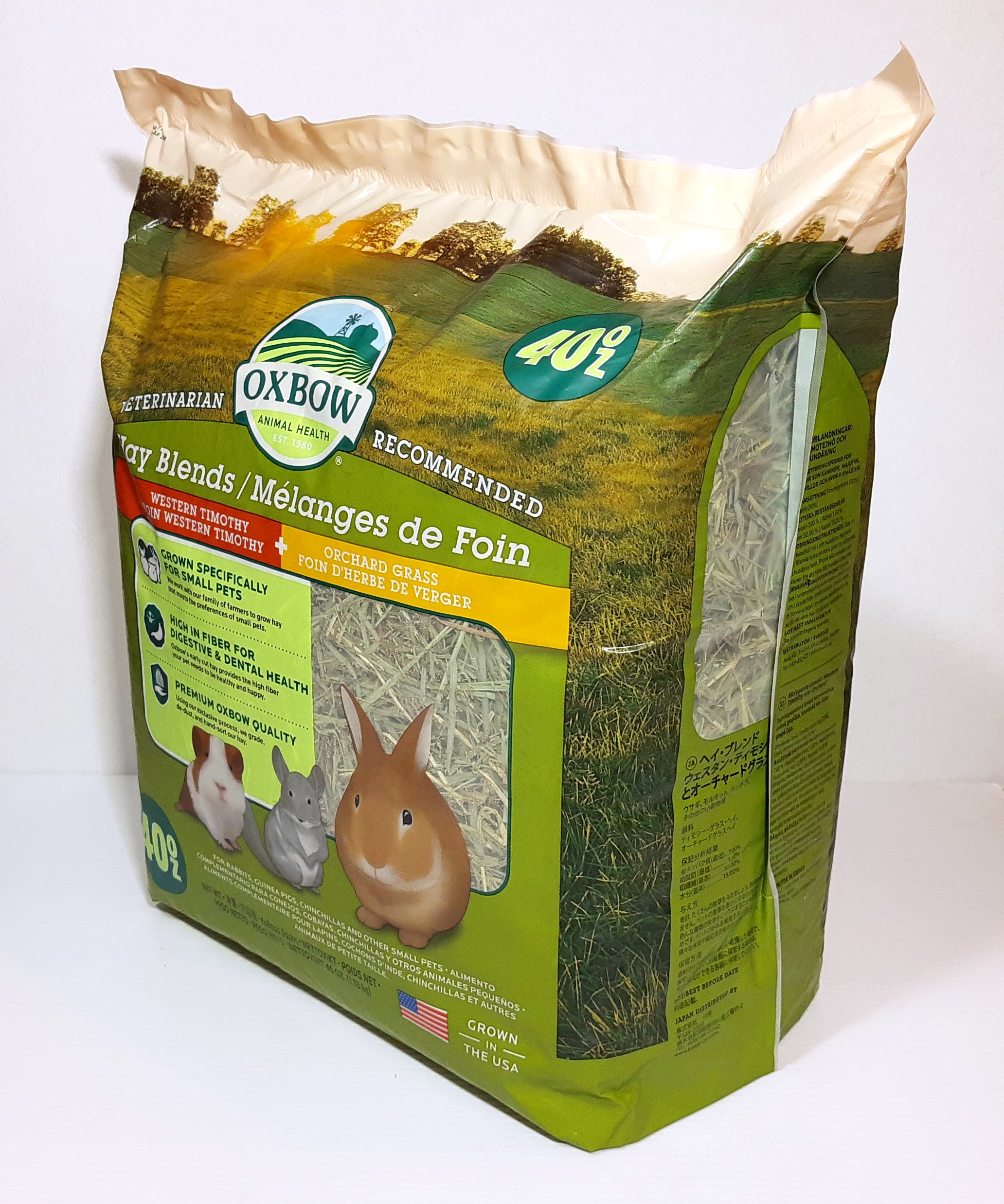 Timothy Hay And Orchard Grass Oxbow 1.13 Kg
