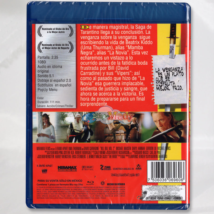 Kill Bill Volumen 2 Blu-ray