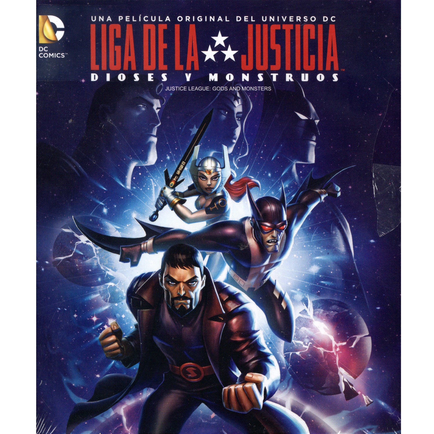 La liga de la justicia Dioses y Monstruos Blu-ray