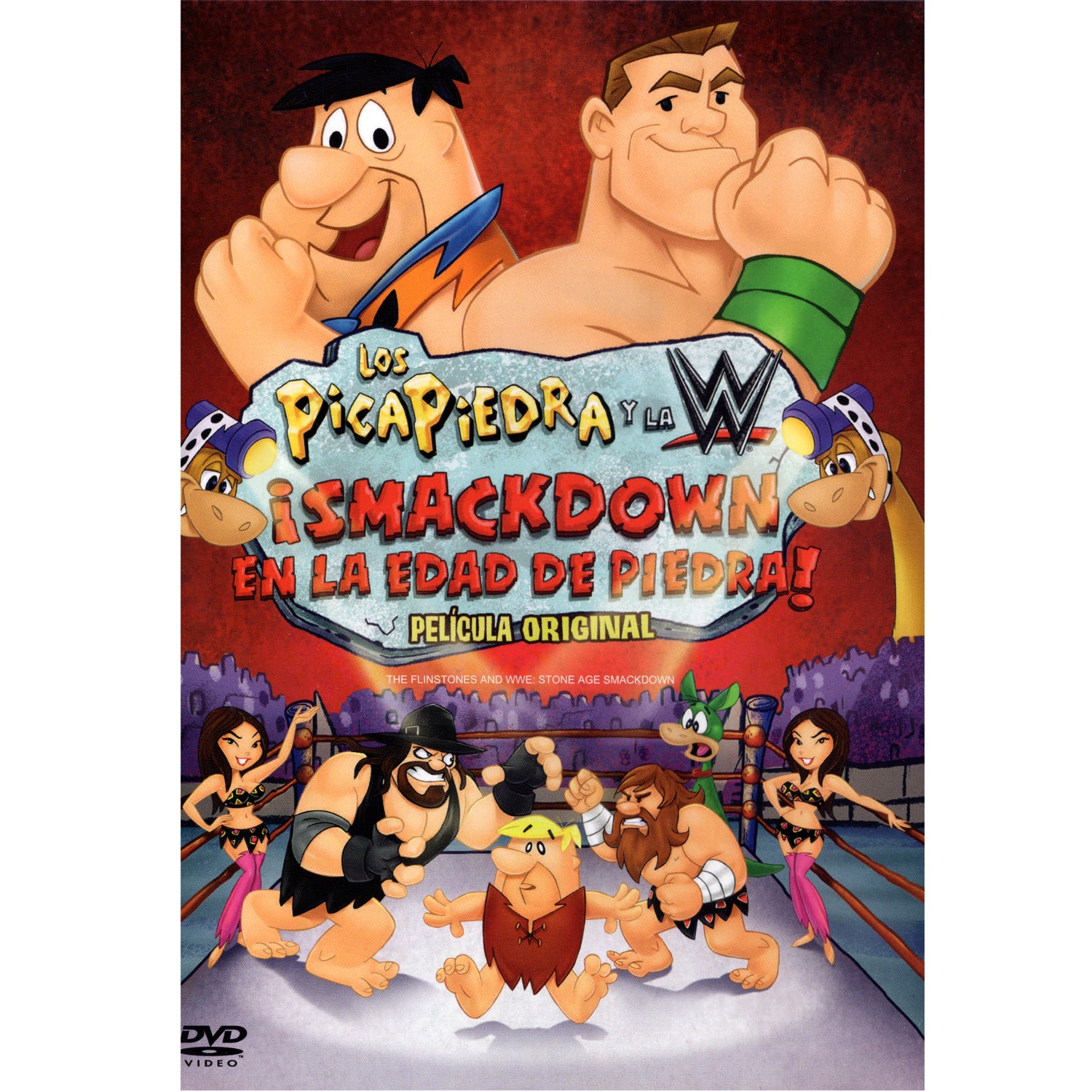 Los picapiedra y la W ¡Smackdown en la edad de piedra!