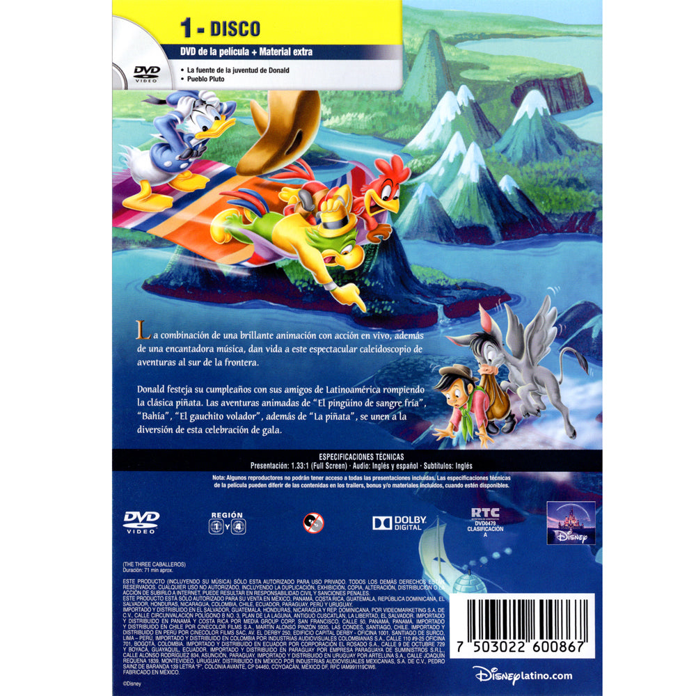 Los Tres Caballeros DVD