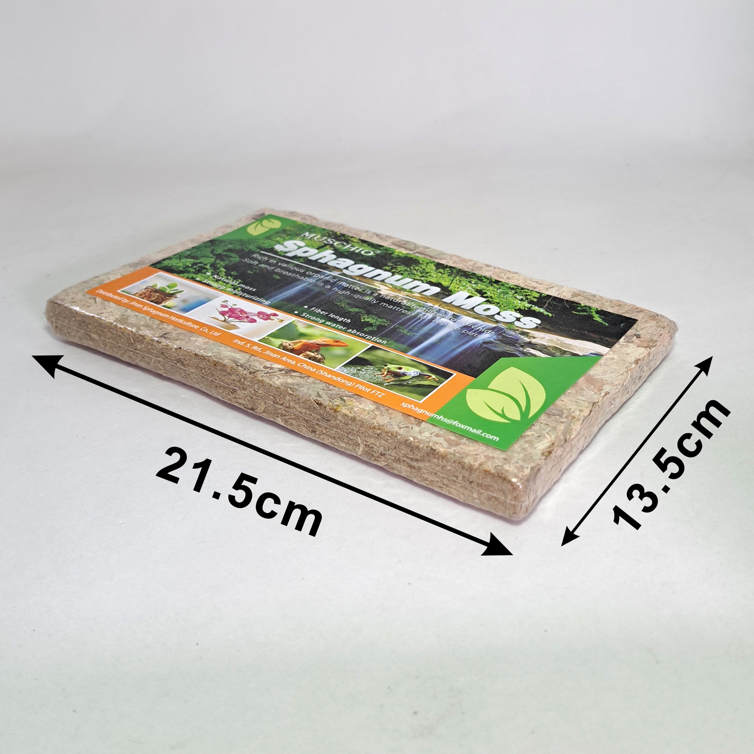 Musgo Sphagnum comprimido para orquideas 150gr