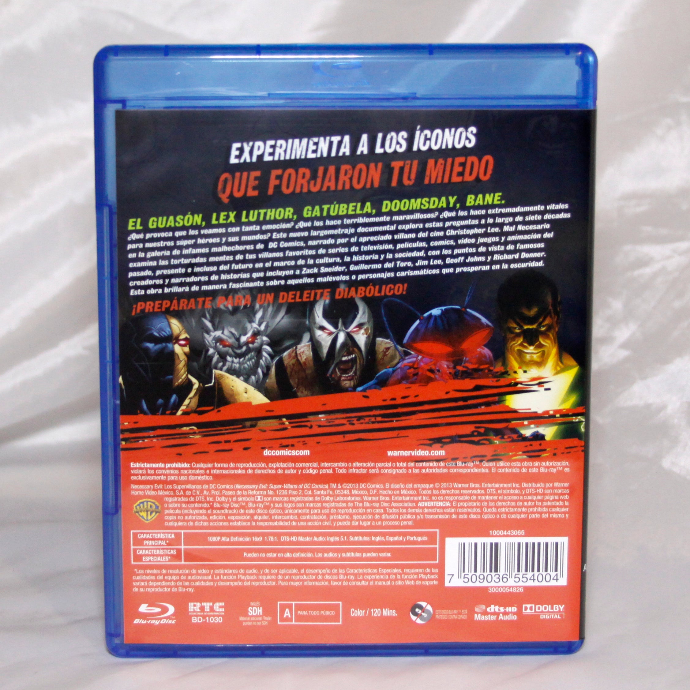 Necessary Evil Los supervillanos de DC Comics Blu-ray