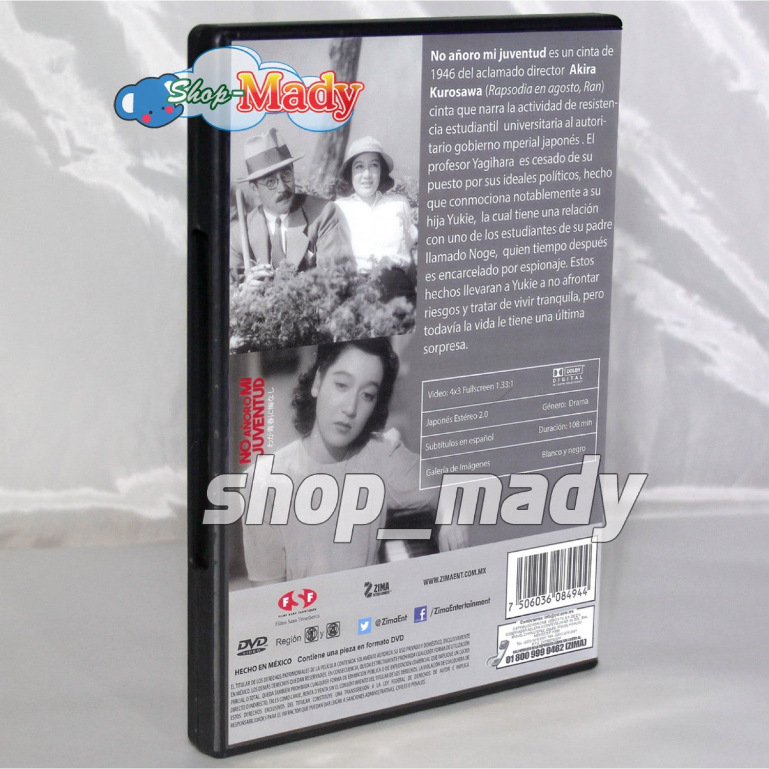 No añoro mi Juventud DVD