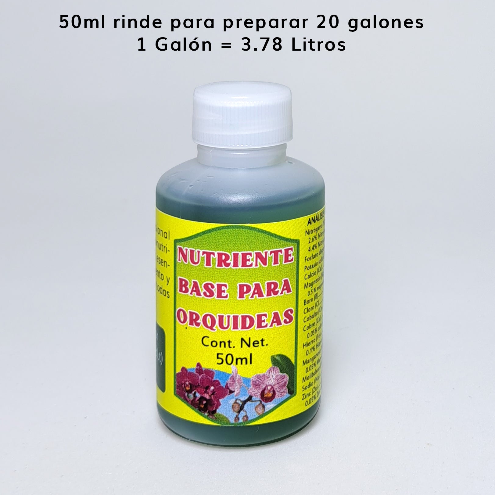 Nutriente Base para Orquideas 50ml