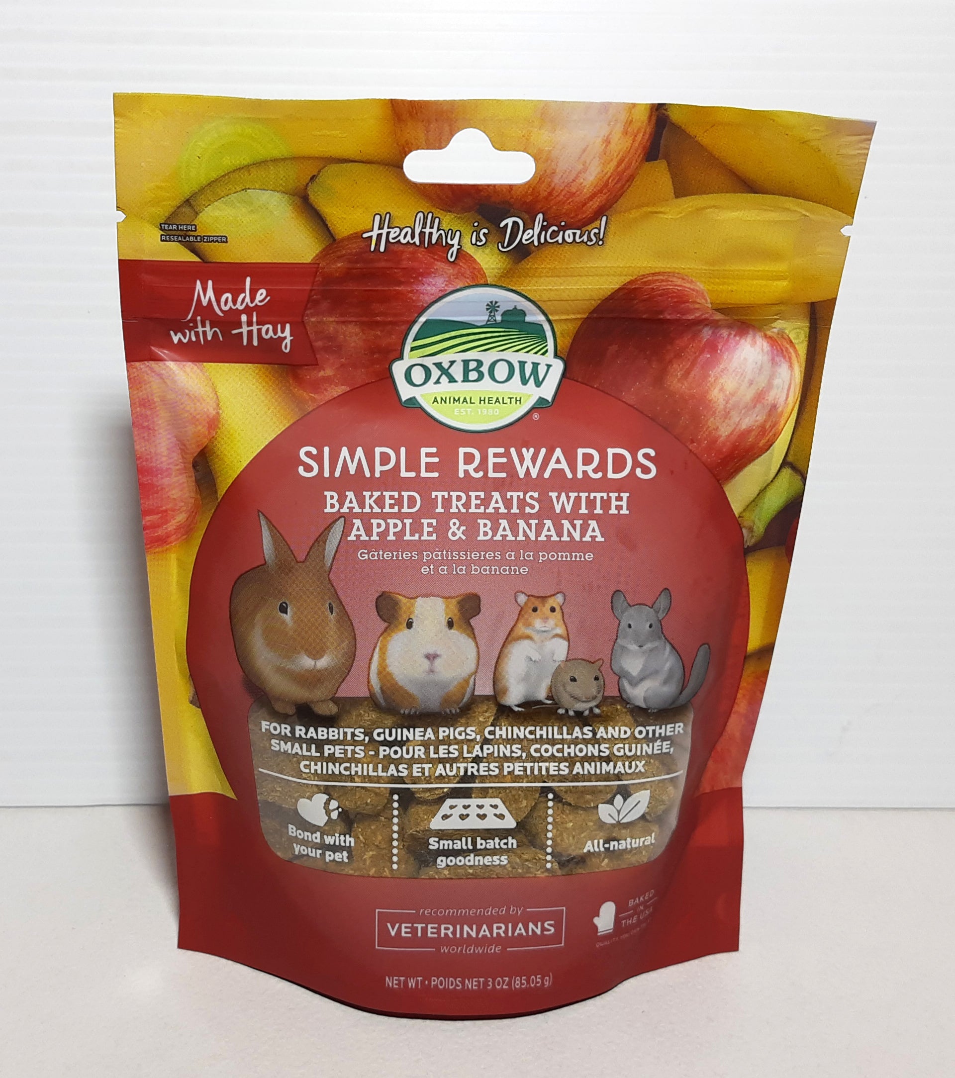 Premios Horneados Sabor Manzana y Plátano Oxbow