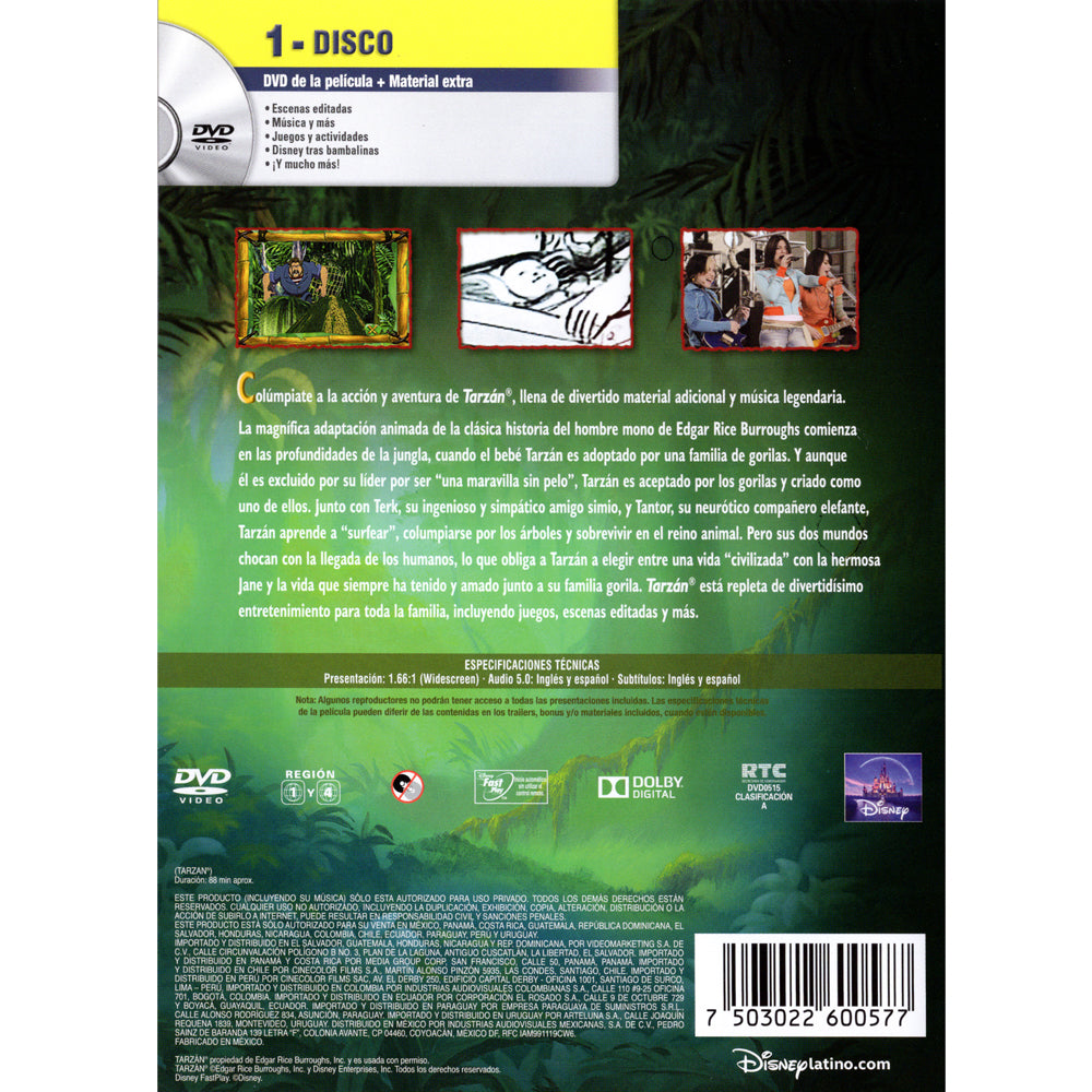 Tarzan DVD