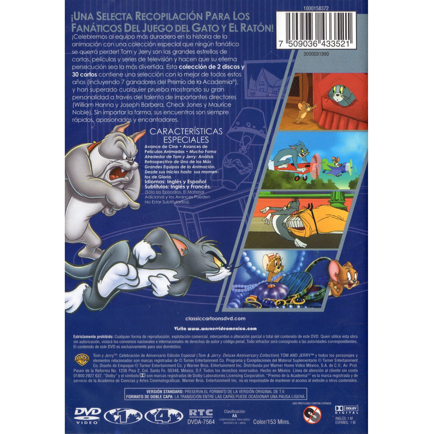 Tom y Jerry Celebracion de aniversario Edicion Especial