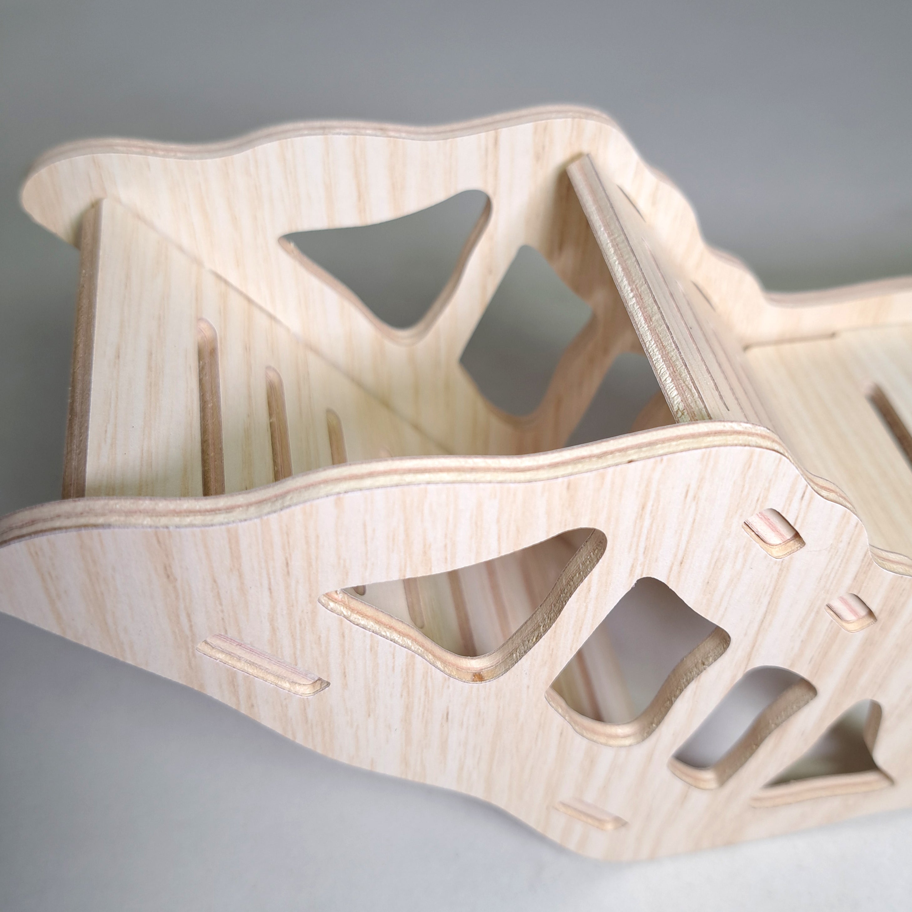 Tunel escondite de madera armable para Hamster