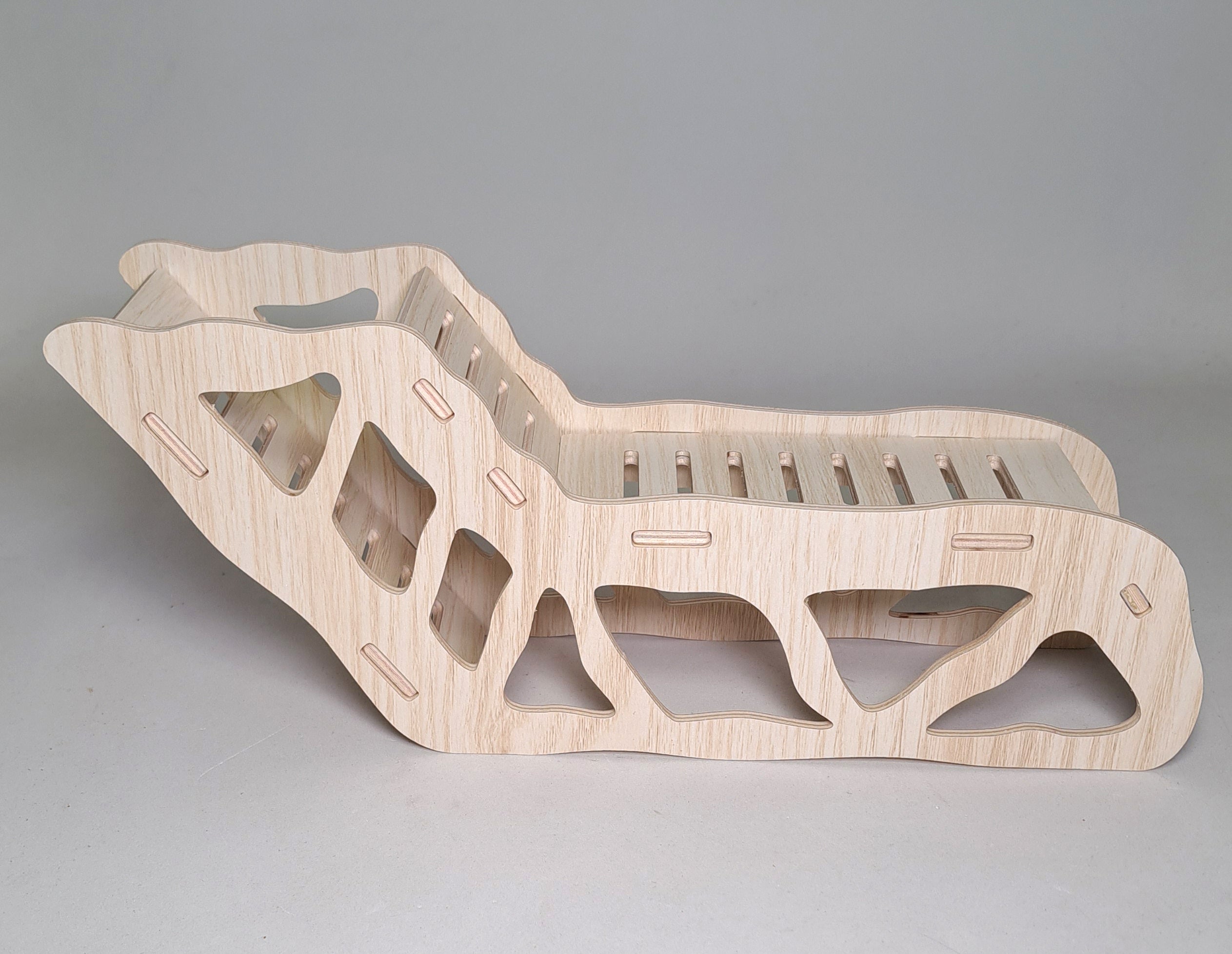 Tunel escondite de madera armable para Hamster