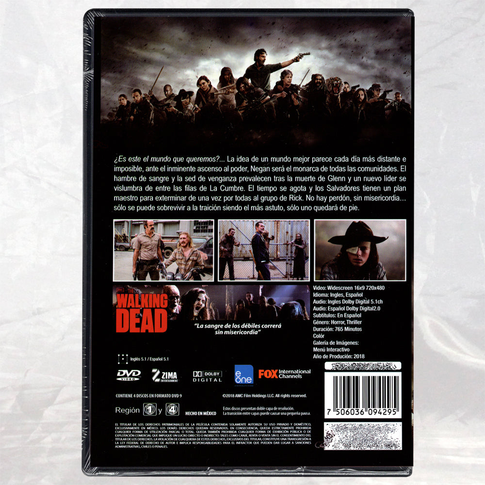 The Walking Dead Octava Temporada DVD