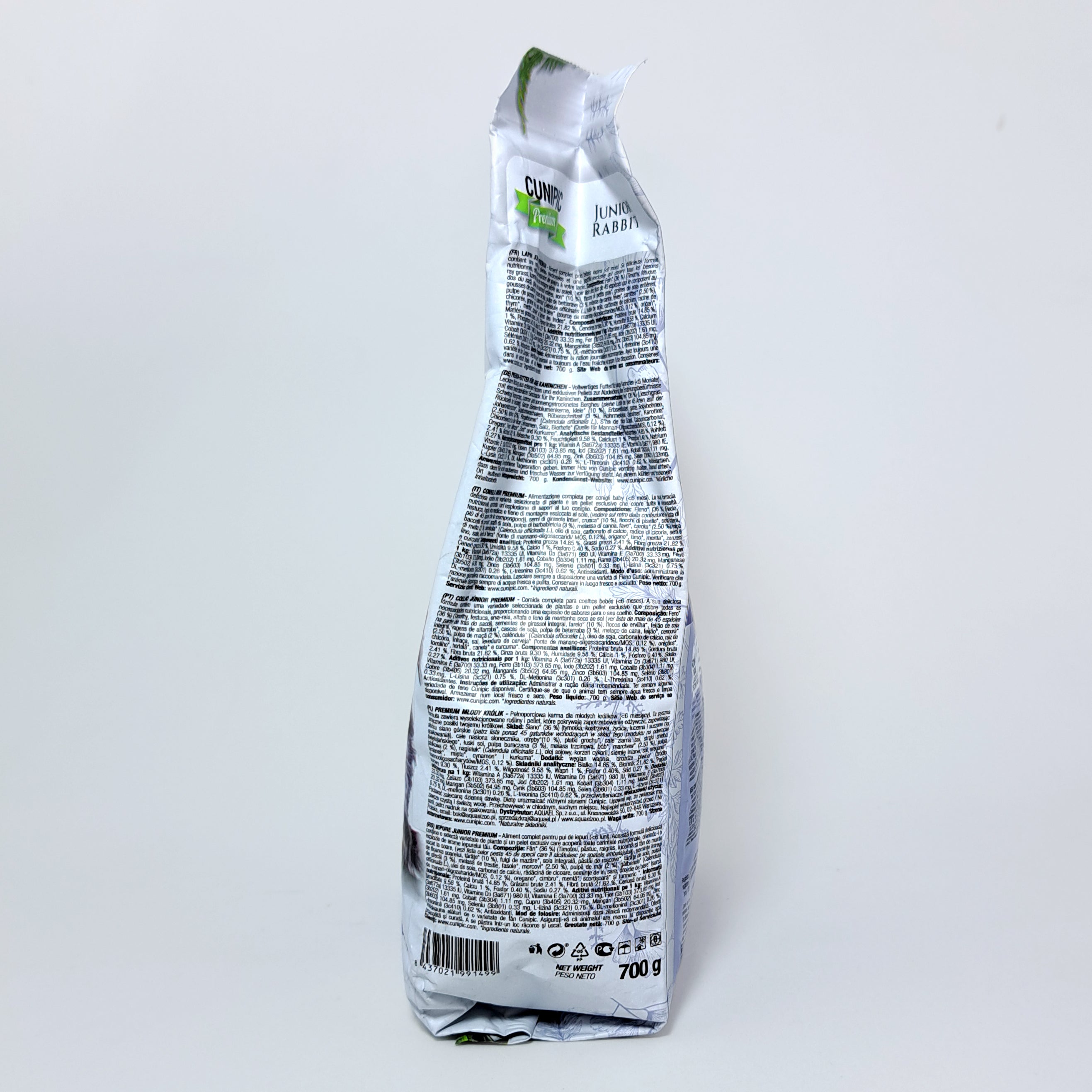 Alimento para Conejo Bebé Premium Cunipic 700gr