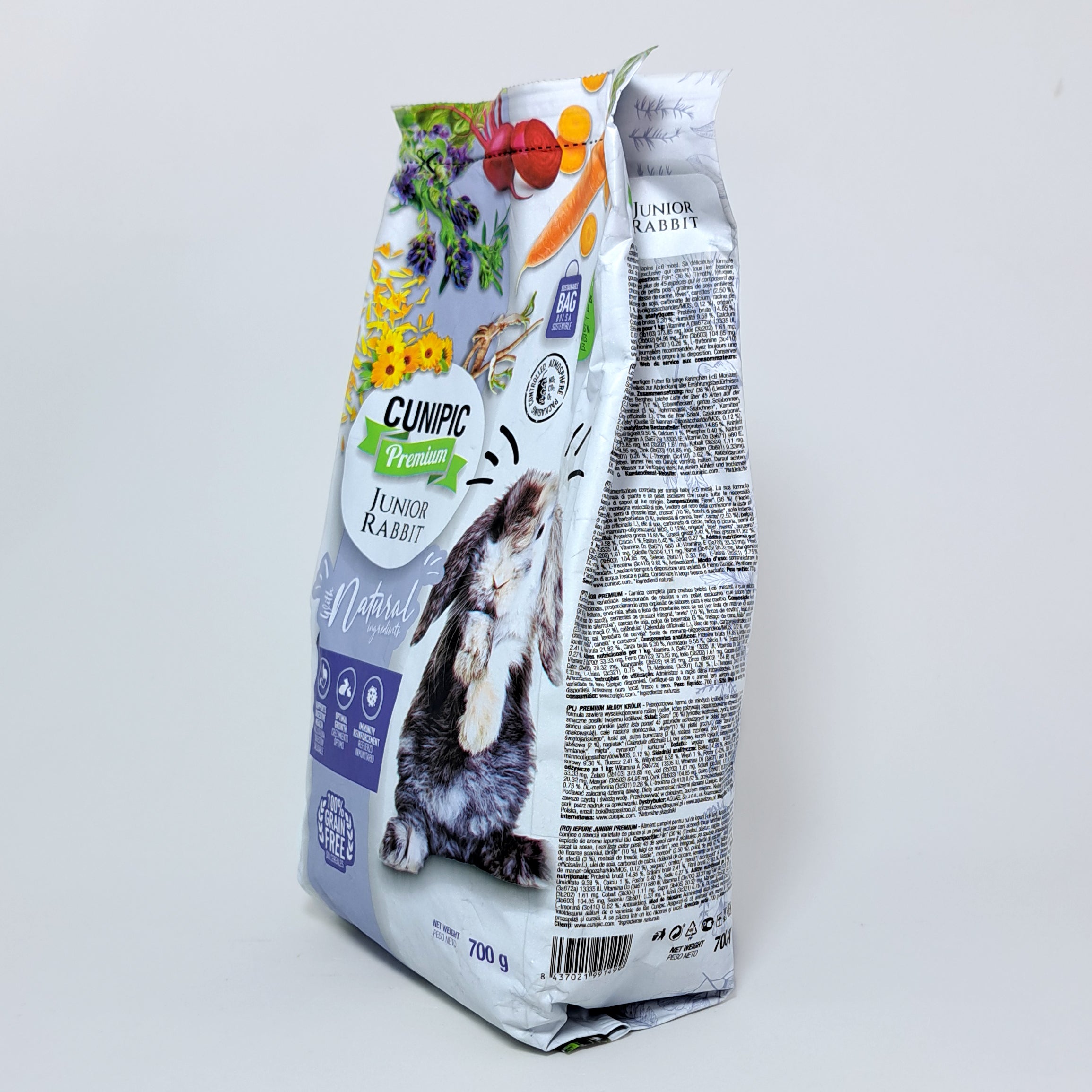 Alimento para Conejo Bebé Premium Cunipic 700gr