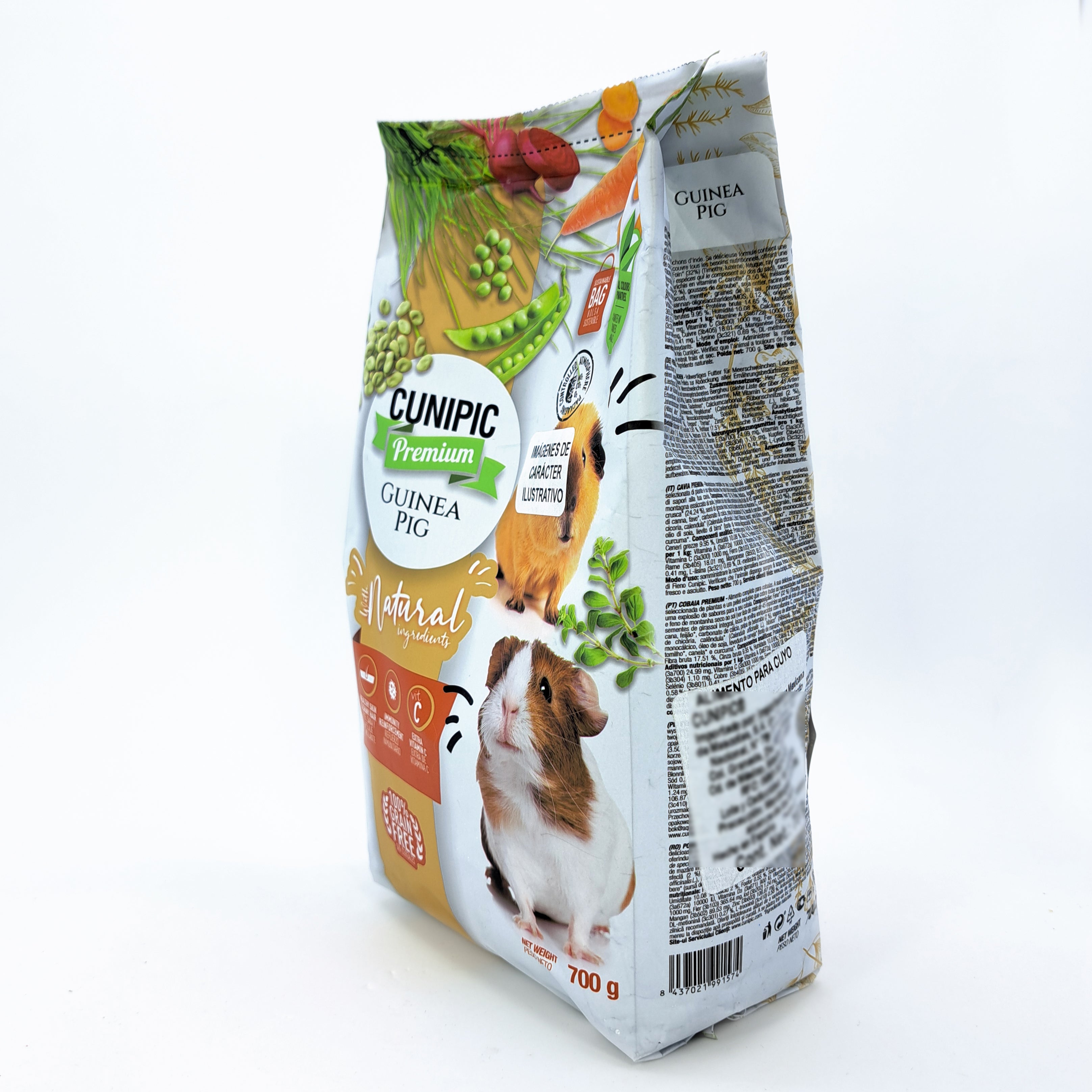 Alimento para Cuyo Premium Cunipic 700gr