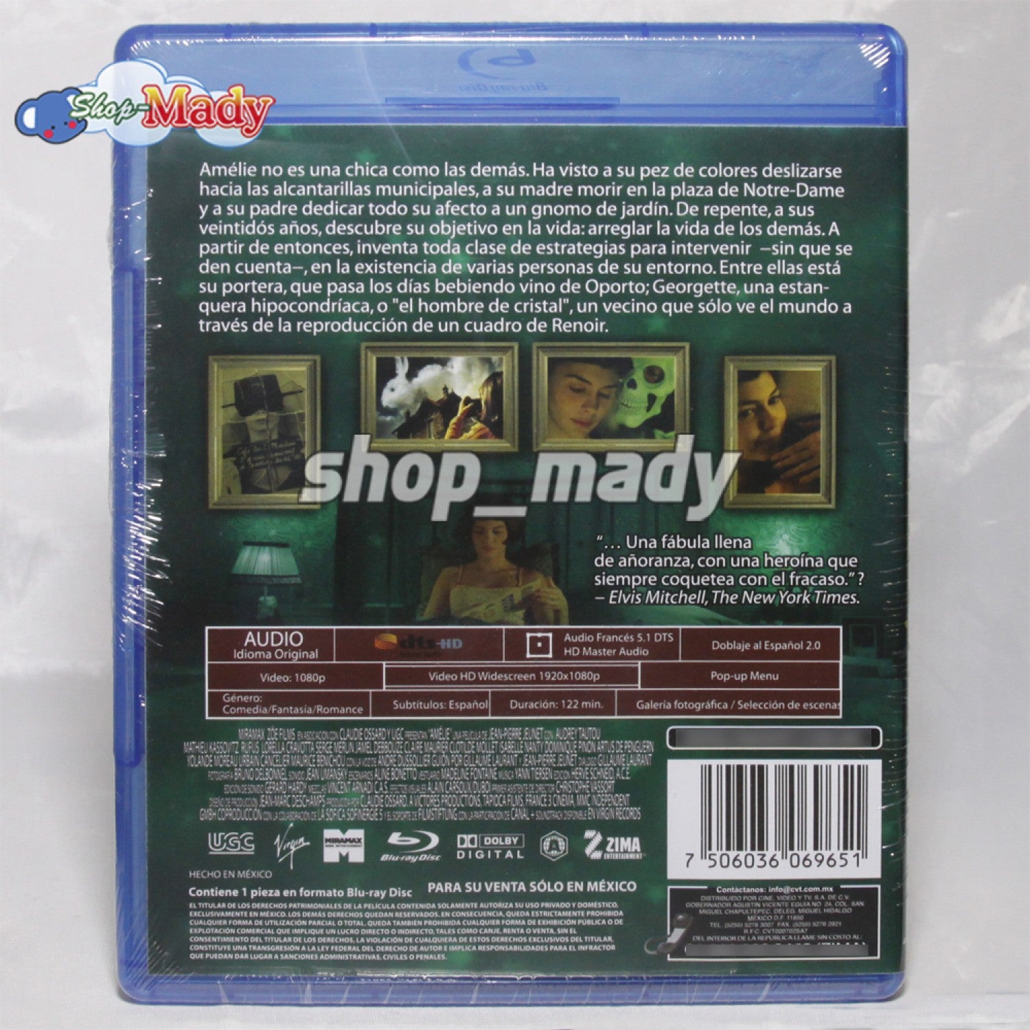 Amelie Blu-ray