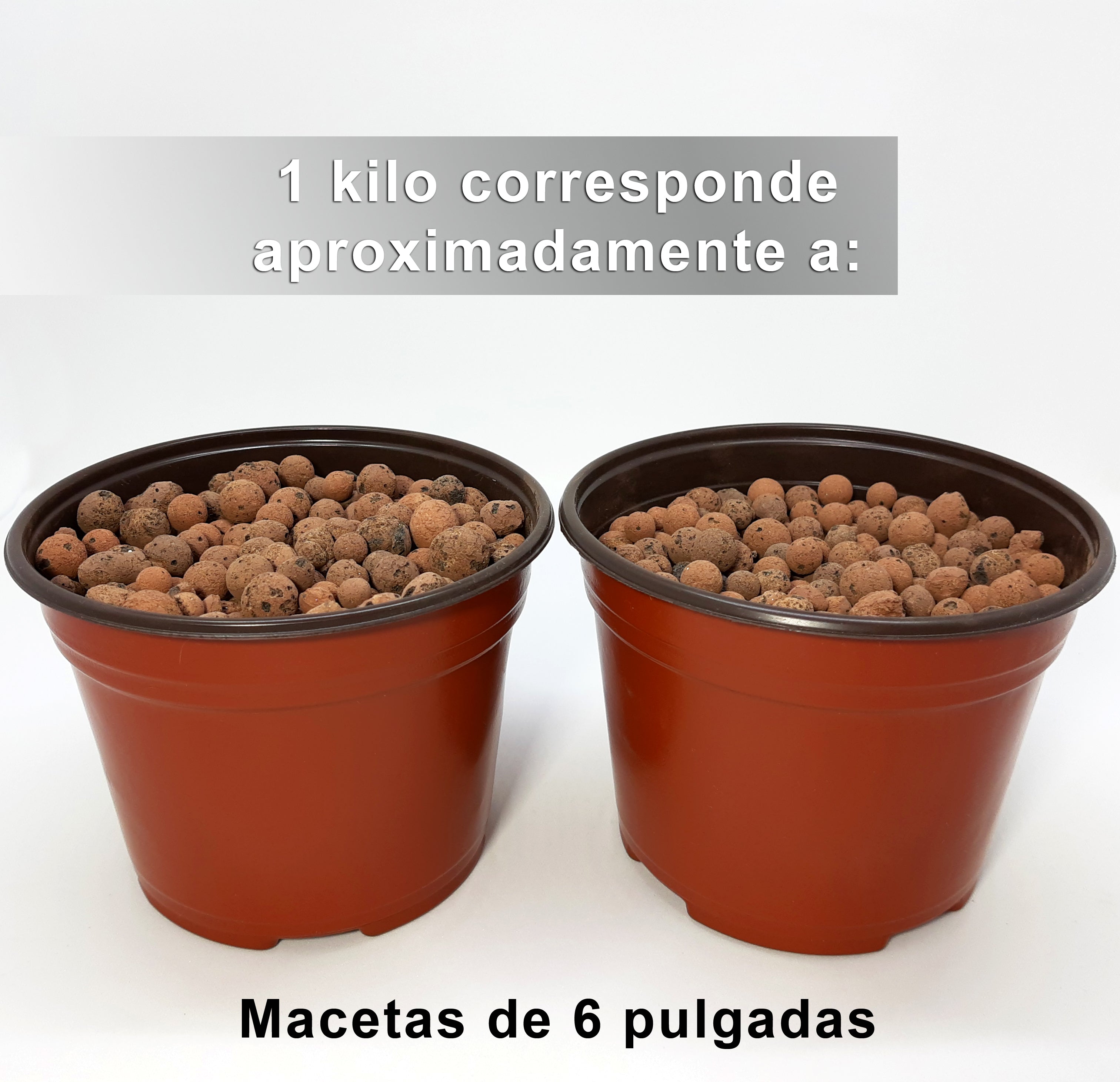 Hidroton Expanded Clay Substrate for plants 1kg