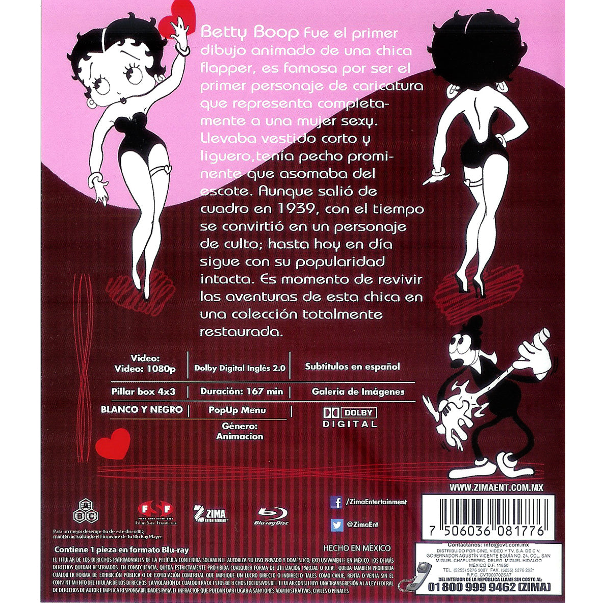 Betty Boop la coleccion by Fleischer Blu-ray