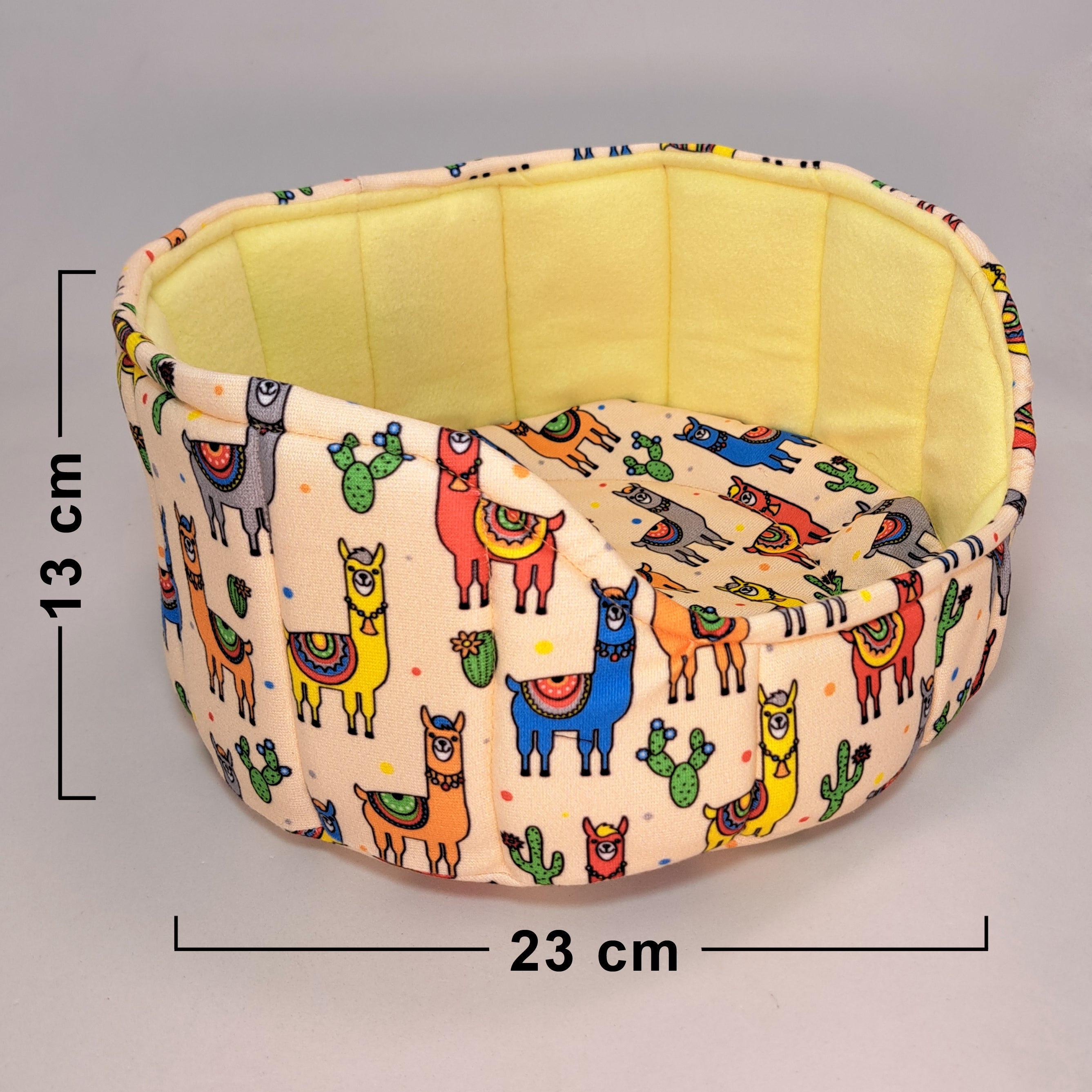 Cama con suave y acogedora para cuyo