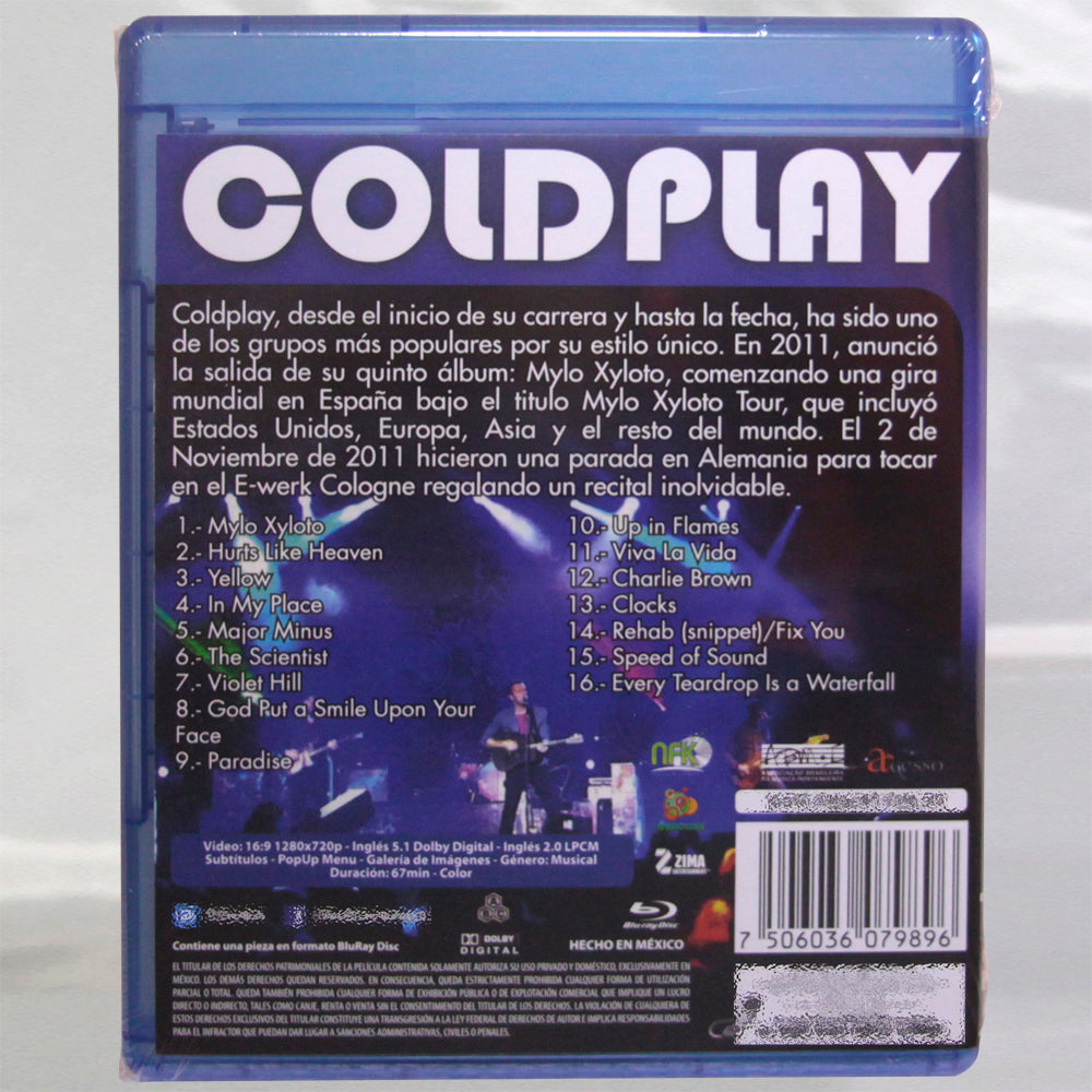 Coldplay E-werk Cologne Blu-ray