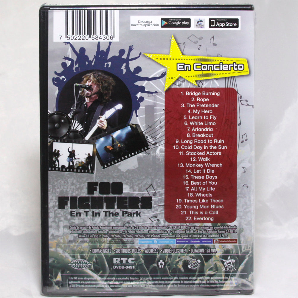 Foo Fighters En T In The Park DVD