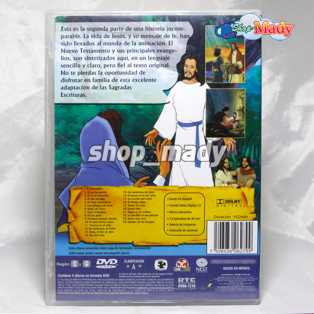 Historias animadas el nuevo testamento