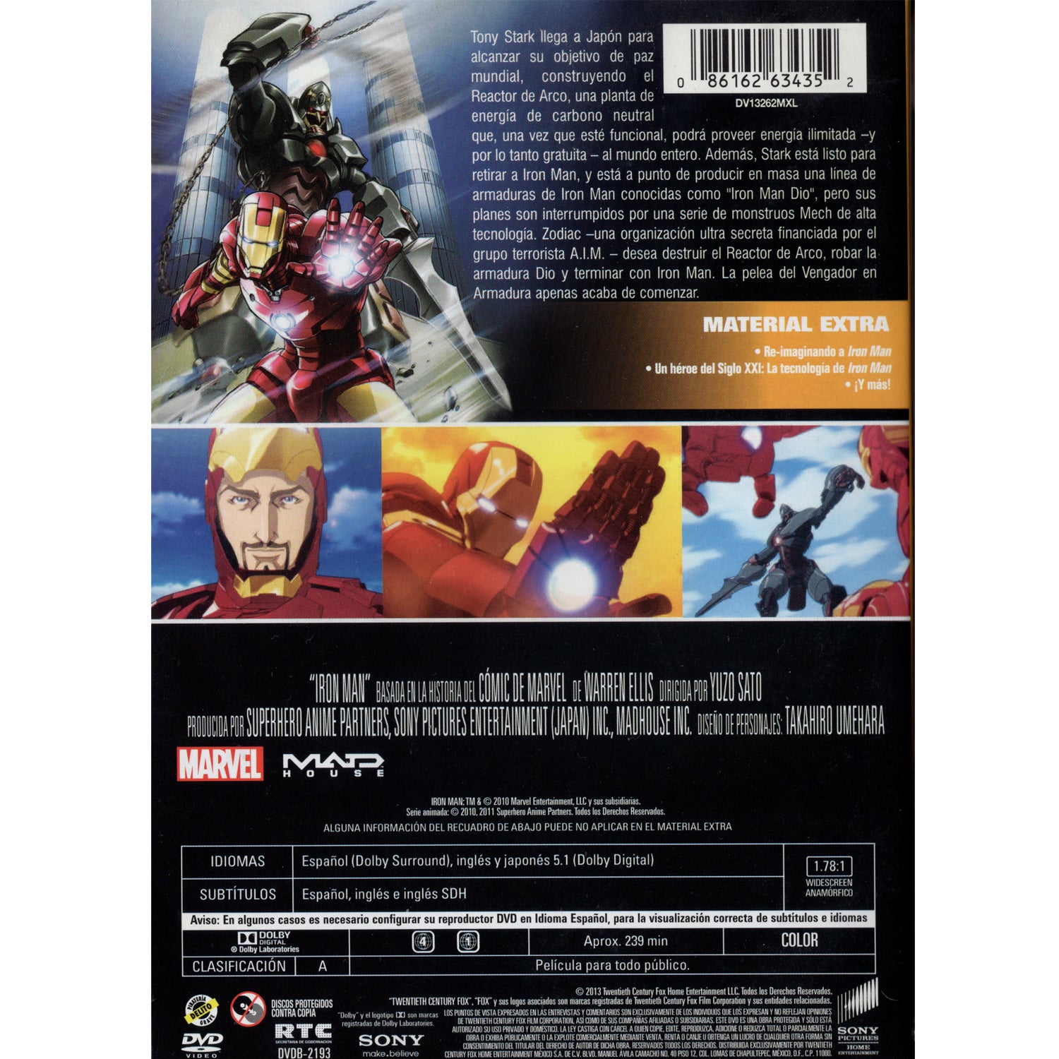 Iron man La serie animada DVD