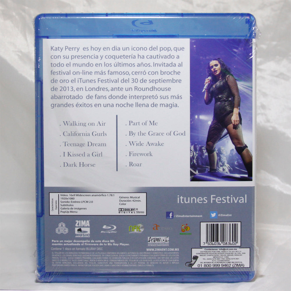 Katy Perry itunes Festival Blu-ray
