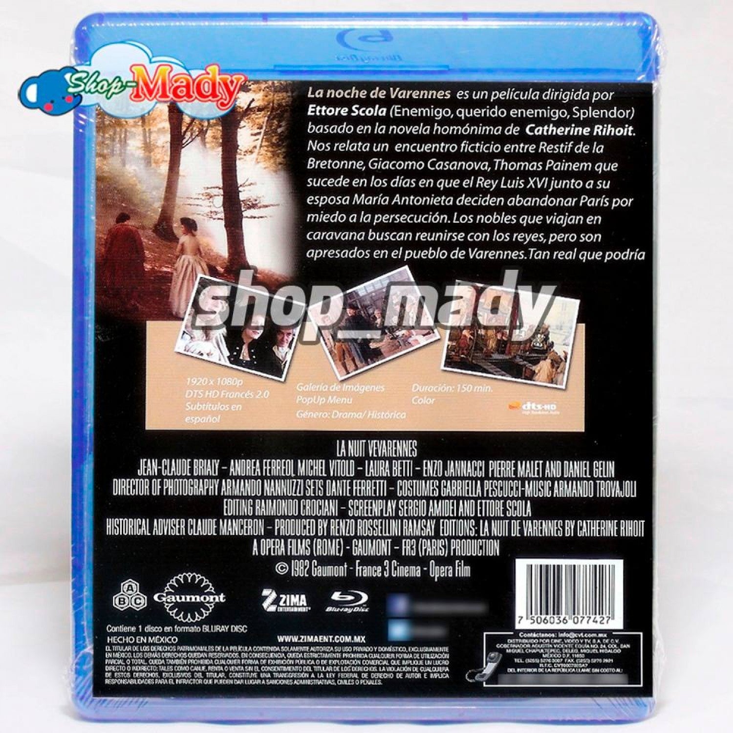 La Noche De Varennes Blu-ray