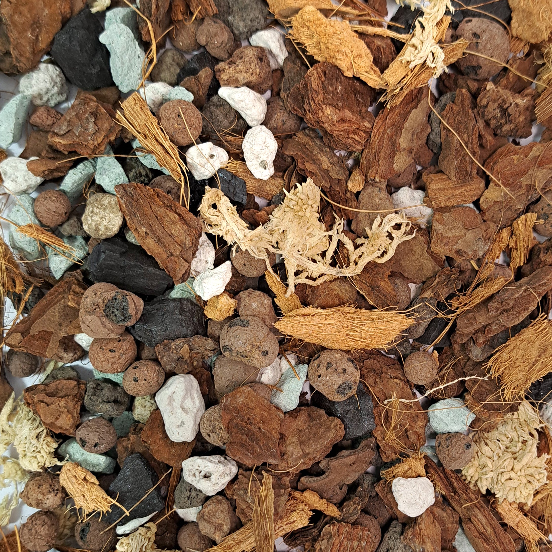 Sustrato para orquideas mezcla mineral y organico 1kg