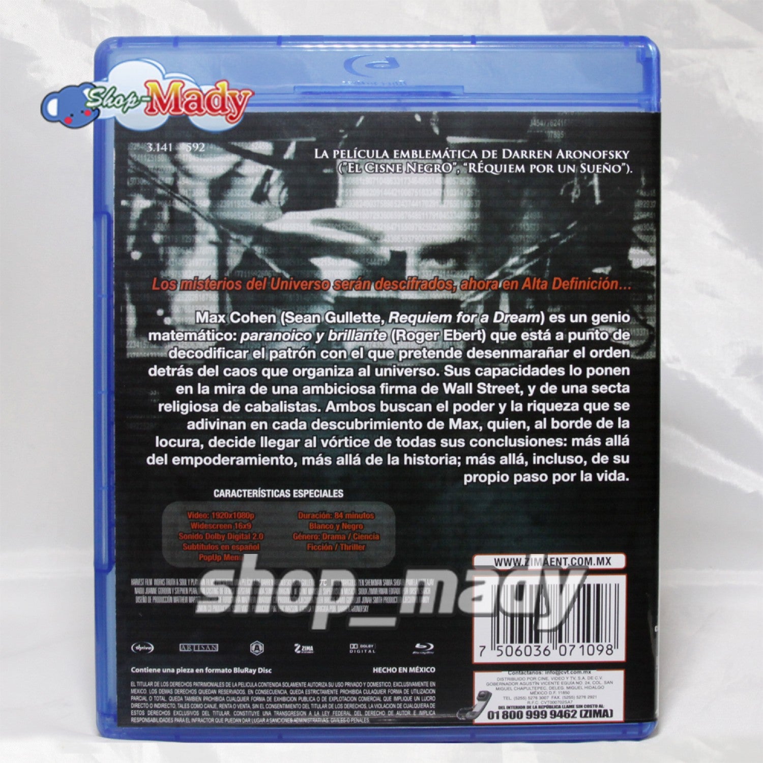 Pi El Orden Del Caos Blu-ray