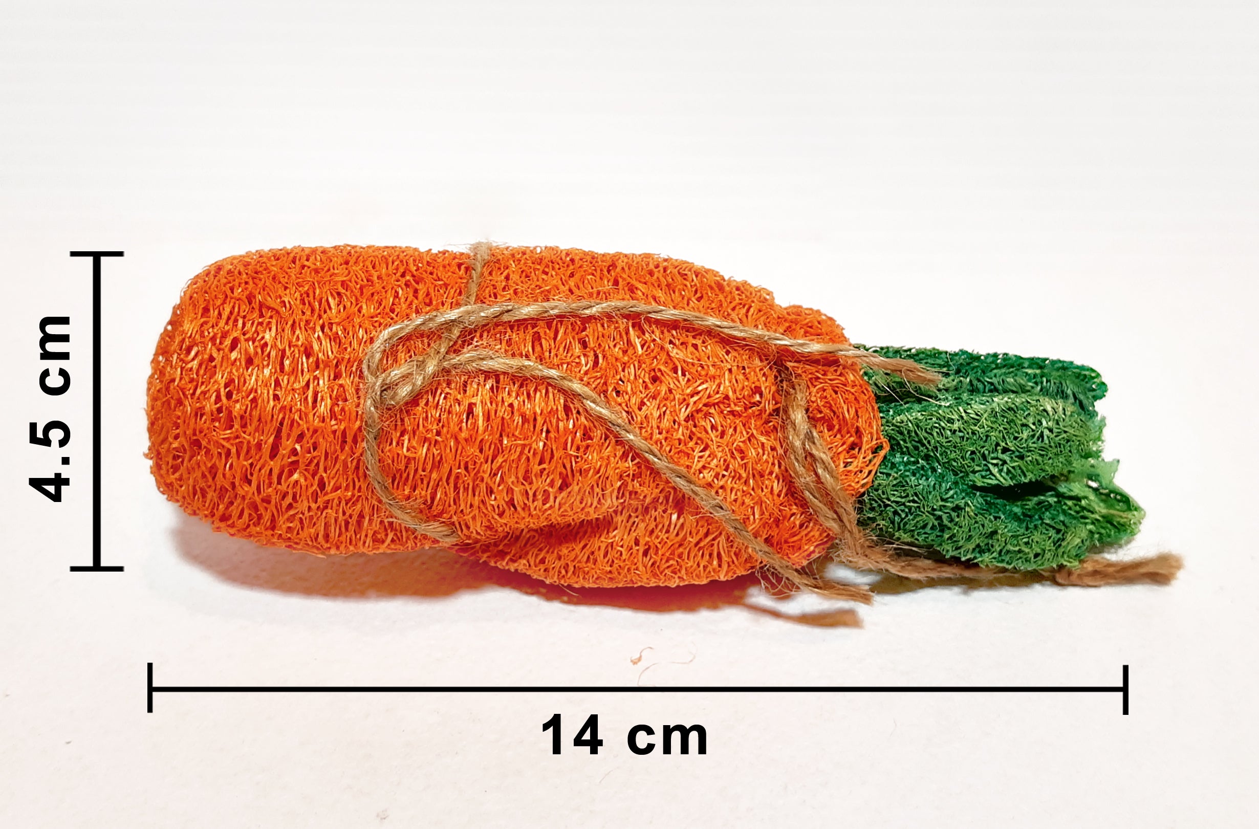 Zanahoria de estropajo Vegetal para roer