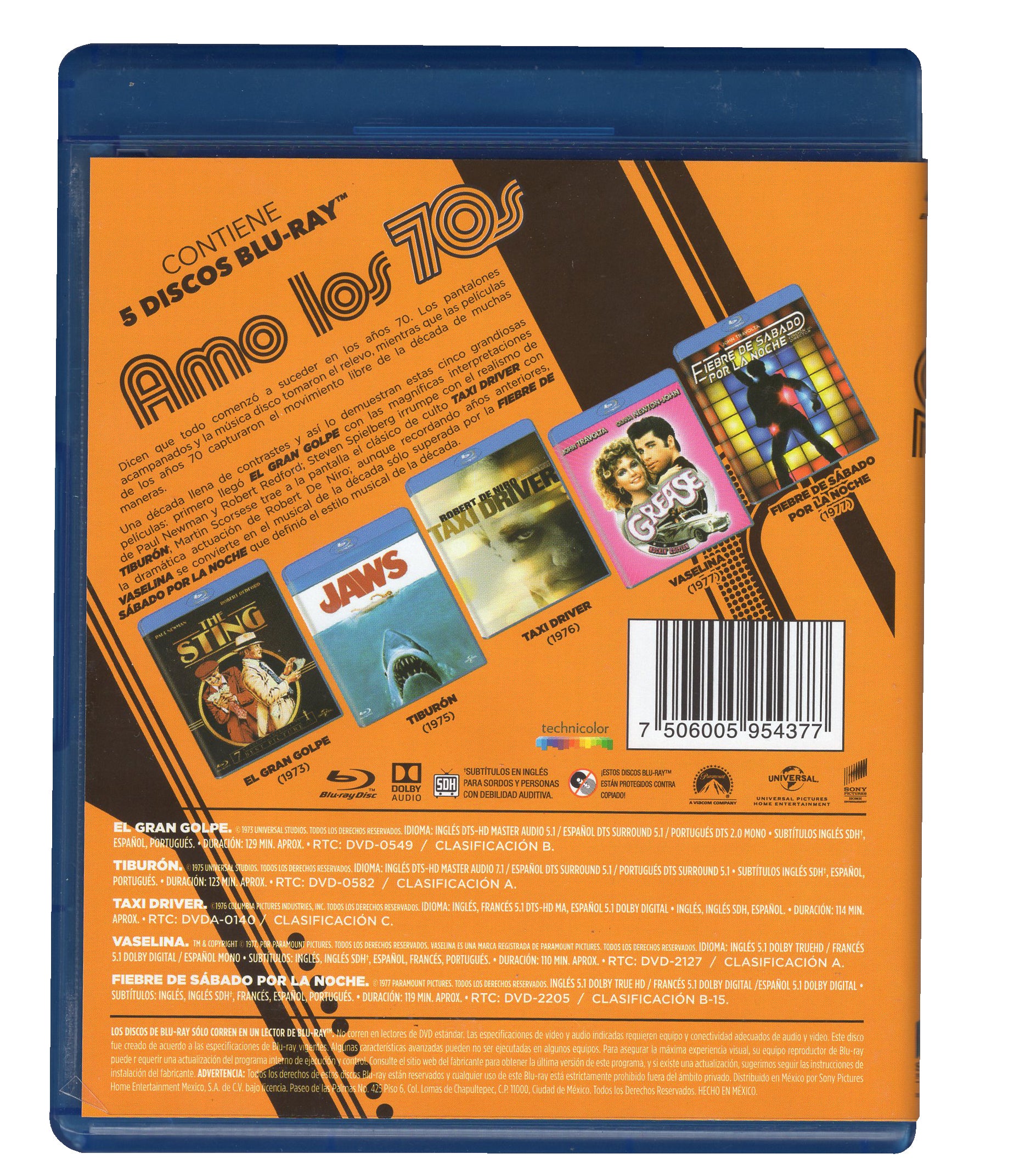 70s Películas que definieron una década Blu-ray