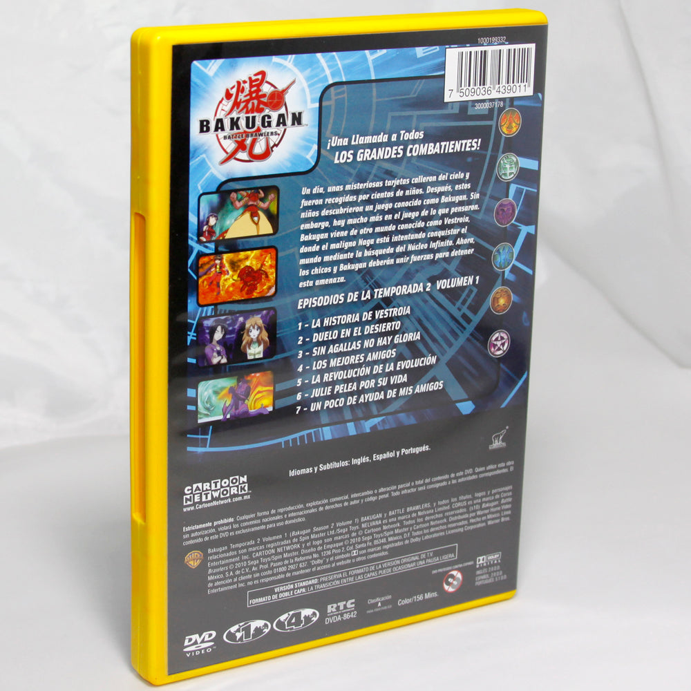 Bakugan Temporada 2 Volumen 1 - DVD