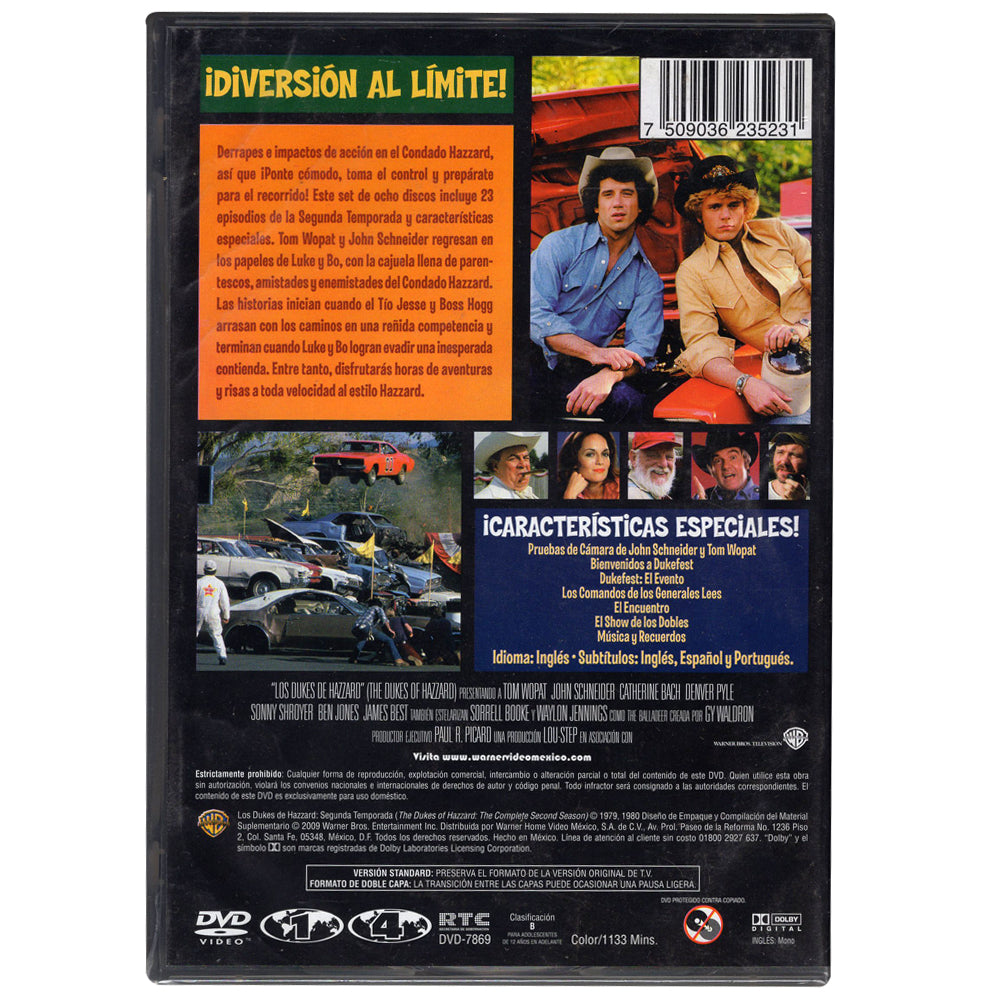 Los Dukes de Hazzard SegundaTemporada DVD