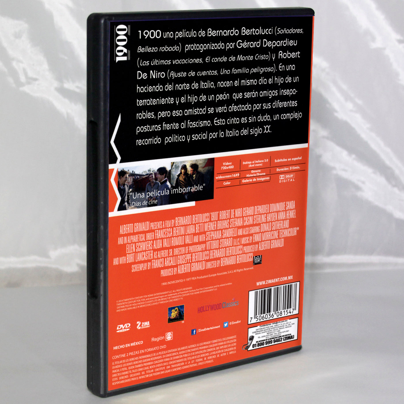 1900 Un Filme de BERNARDO BERTOLUCCI - DVD