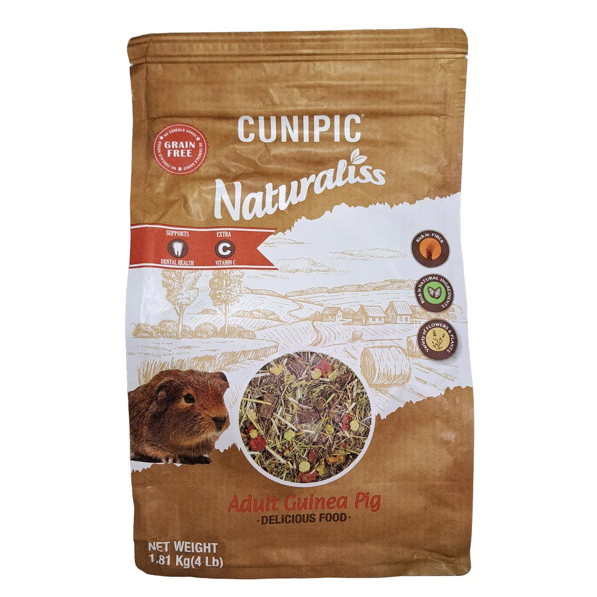 Alimento para Cuyo Naturaliss Cunipic 1.8Kg