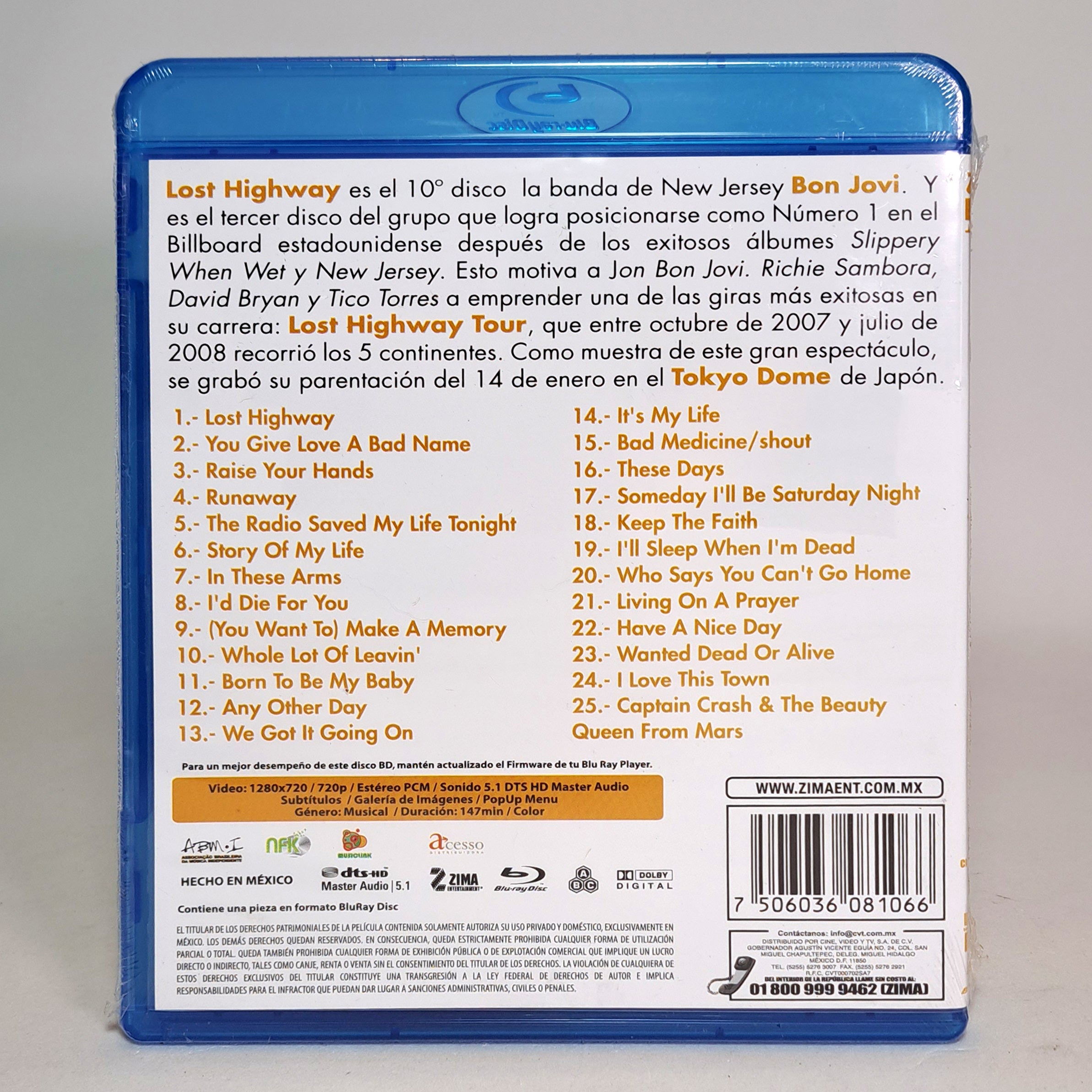 Bon Jovi Asian Tour Blu-ray